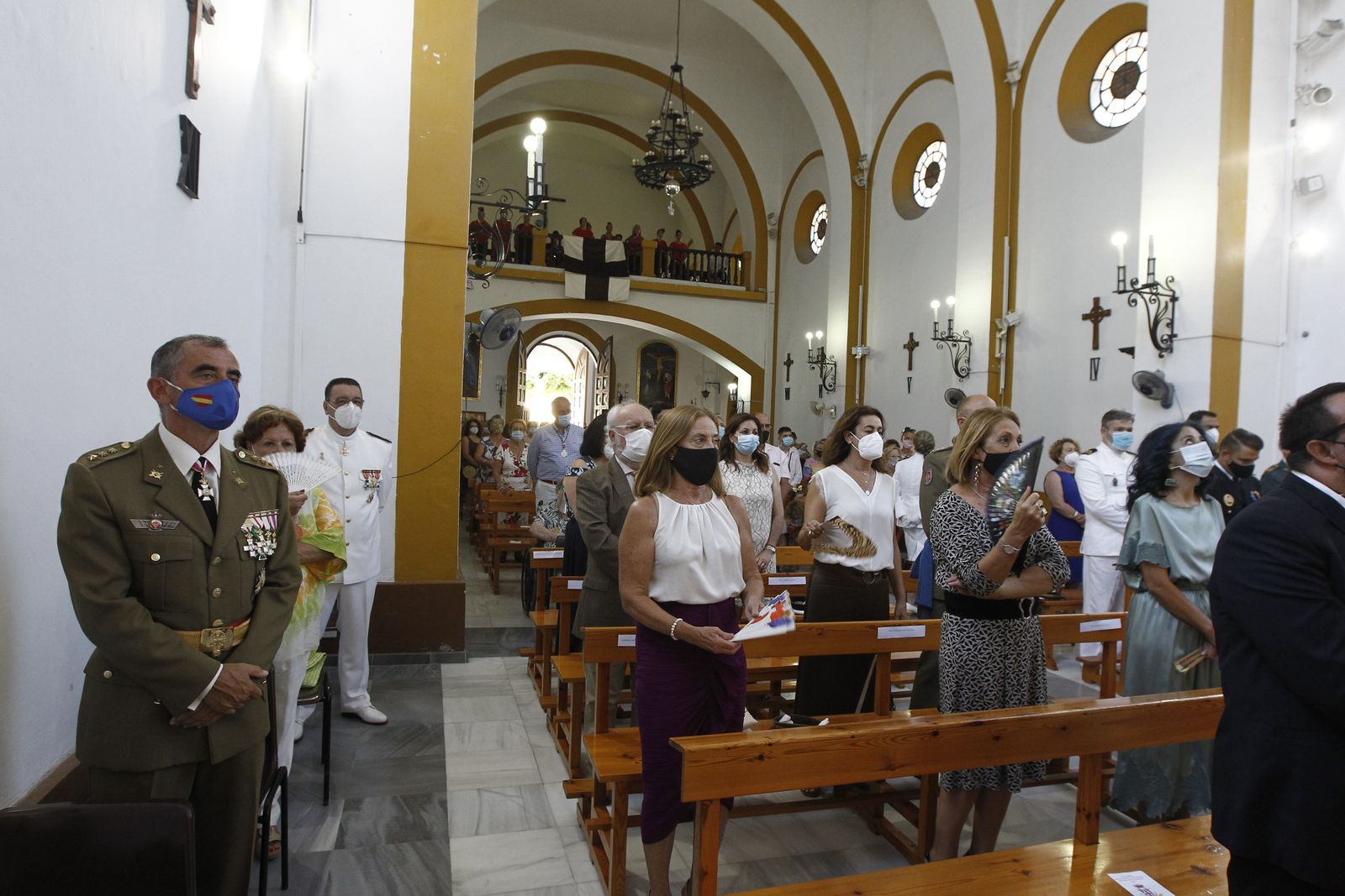 Fotogalería de la misa en honor a la Virgen del Carmen. Iglesia de San Roque. Almería