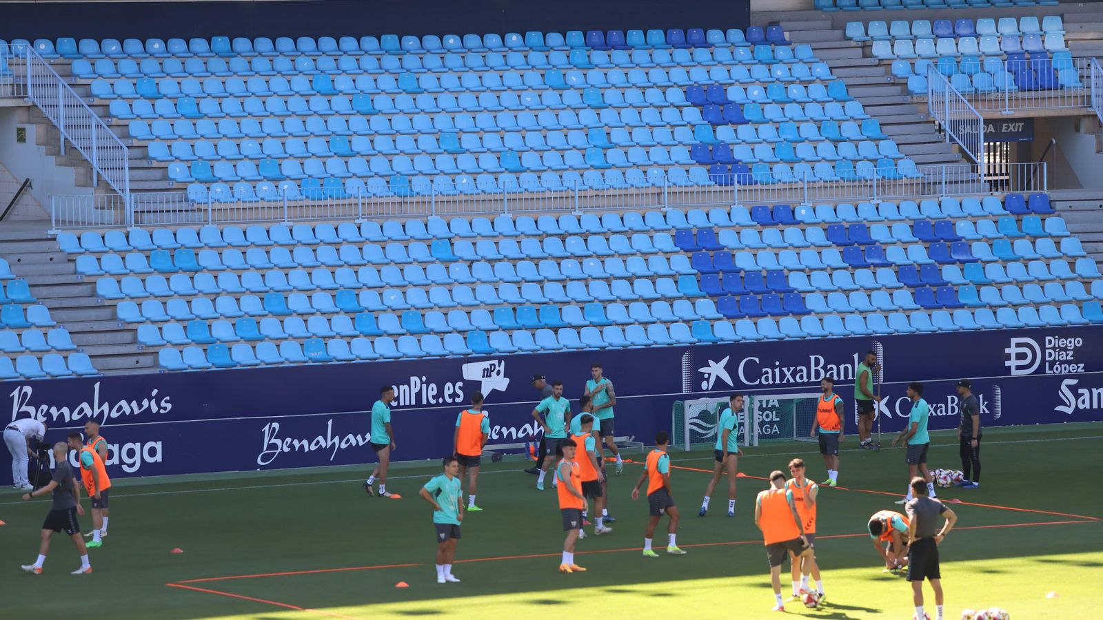 Las fotos del último entrenamiento del Málaga de la temporada