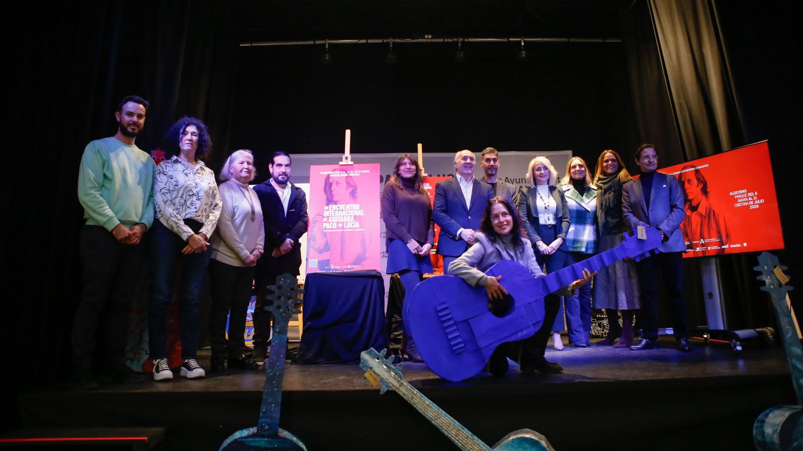Fotos de la presentación del XII Encuentro Internacional de Guitarra Paco de Lucía