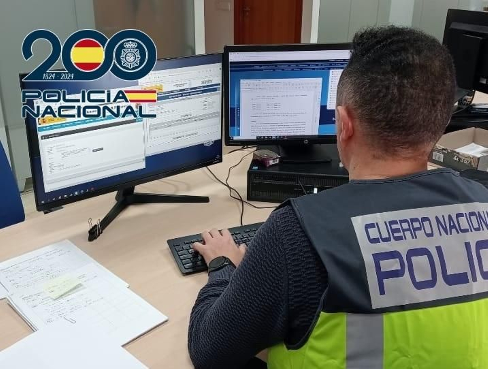 Unidad de delitos informáticos de la Policía Nacional.