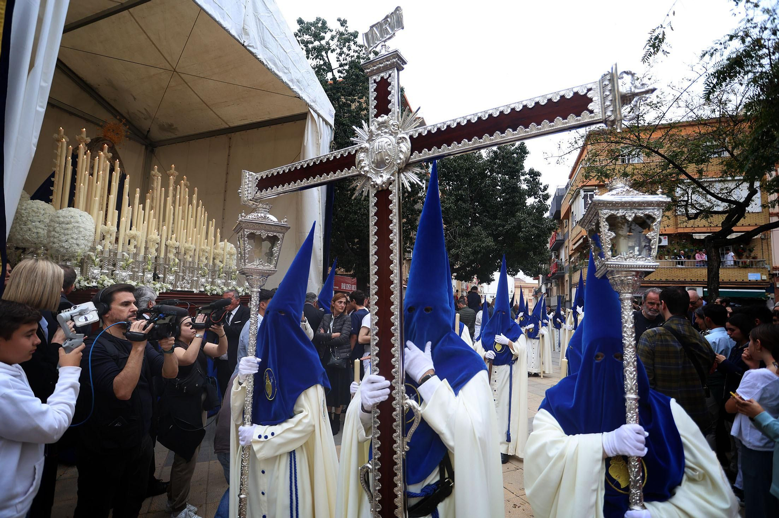 Imágenes de la procesión de la Virgen del Prado en el Viernes de Dolores