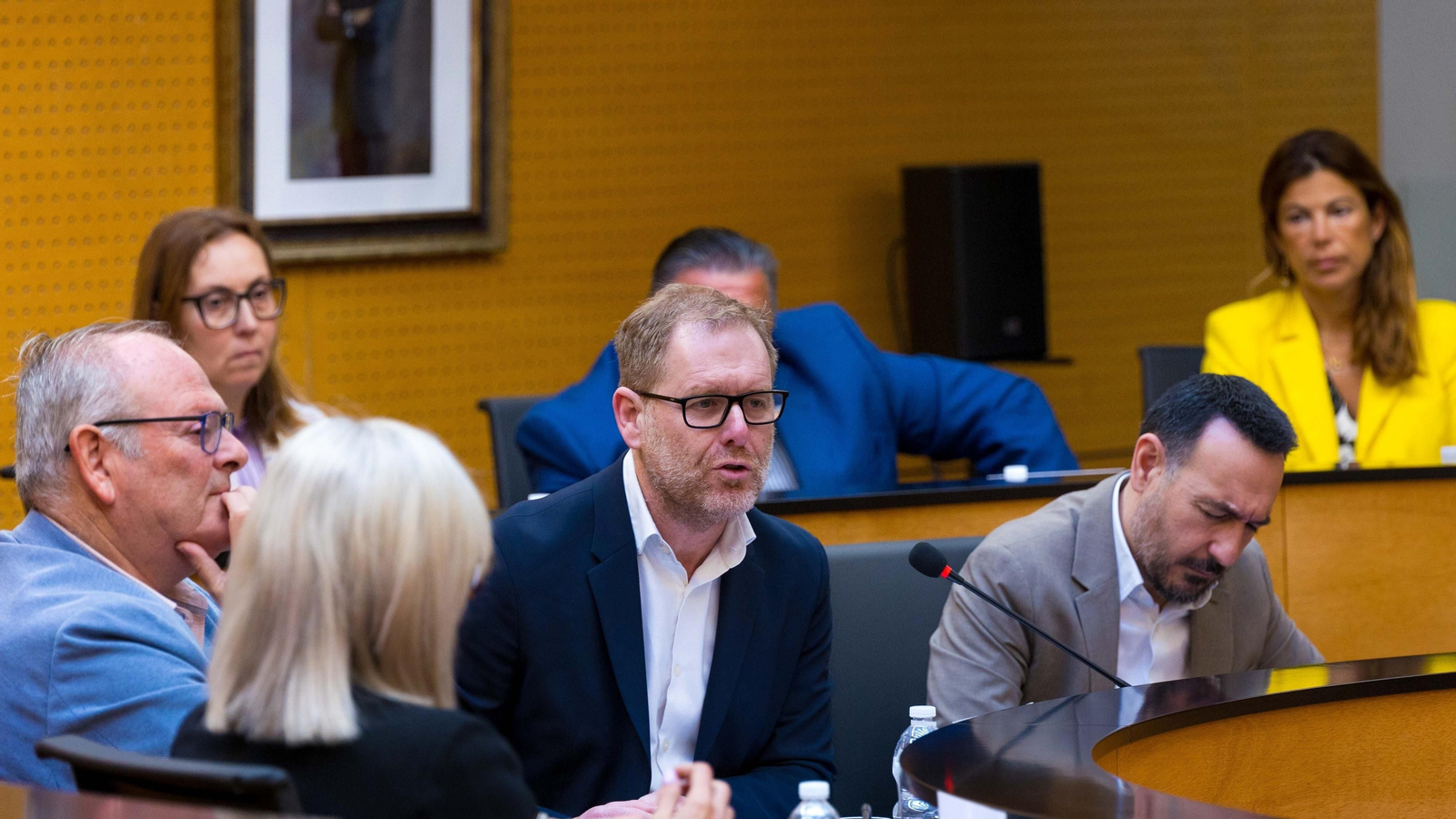 Conrado Rodríguez, delegado de Desarrollo Económico en el Ayuntamiento de San Fernando, en el pleno. Conrado Rodríguez, delegado de Desarrollo Económico en el Ayuntamiento de San Fernando, en el pleno.