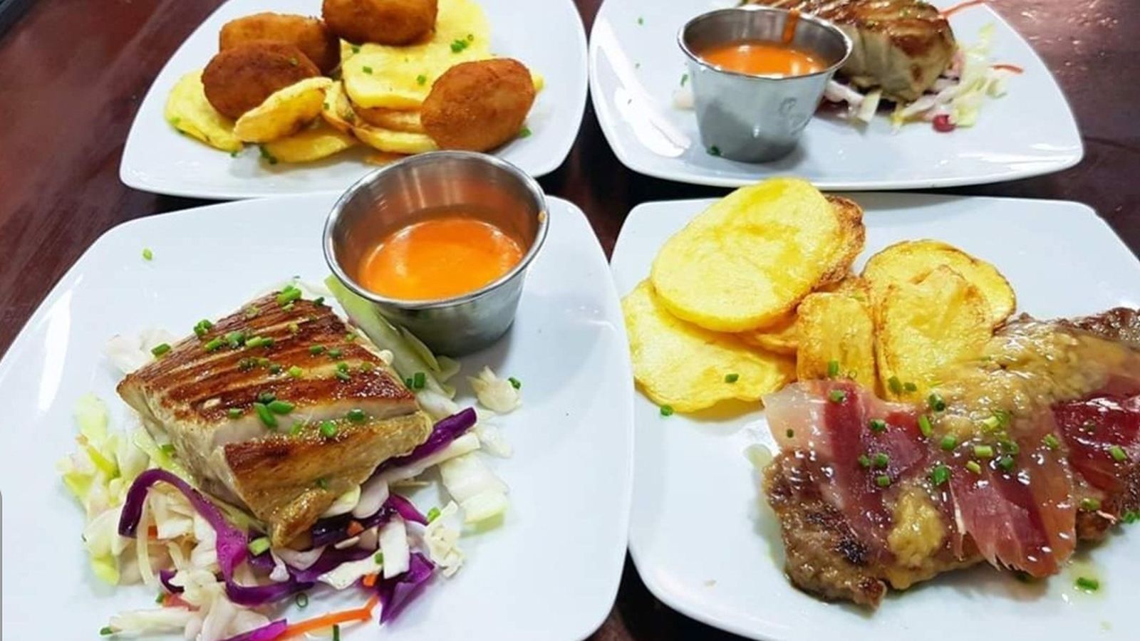 Detalle de algunos de los platos más demandados.