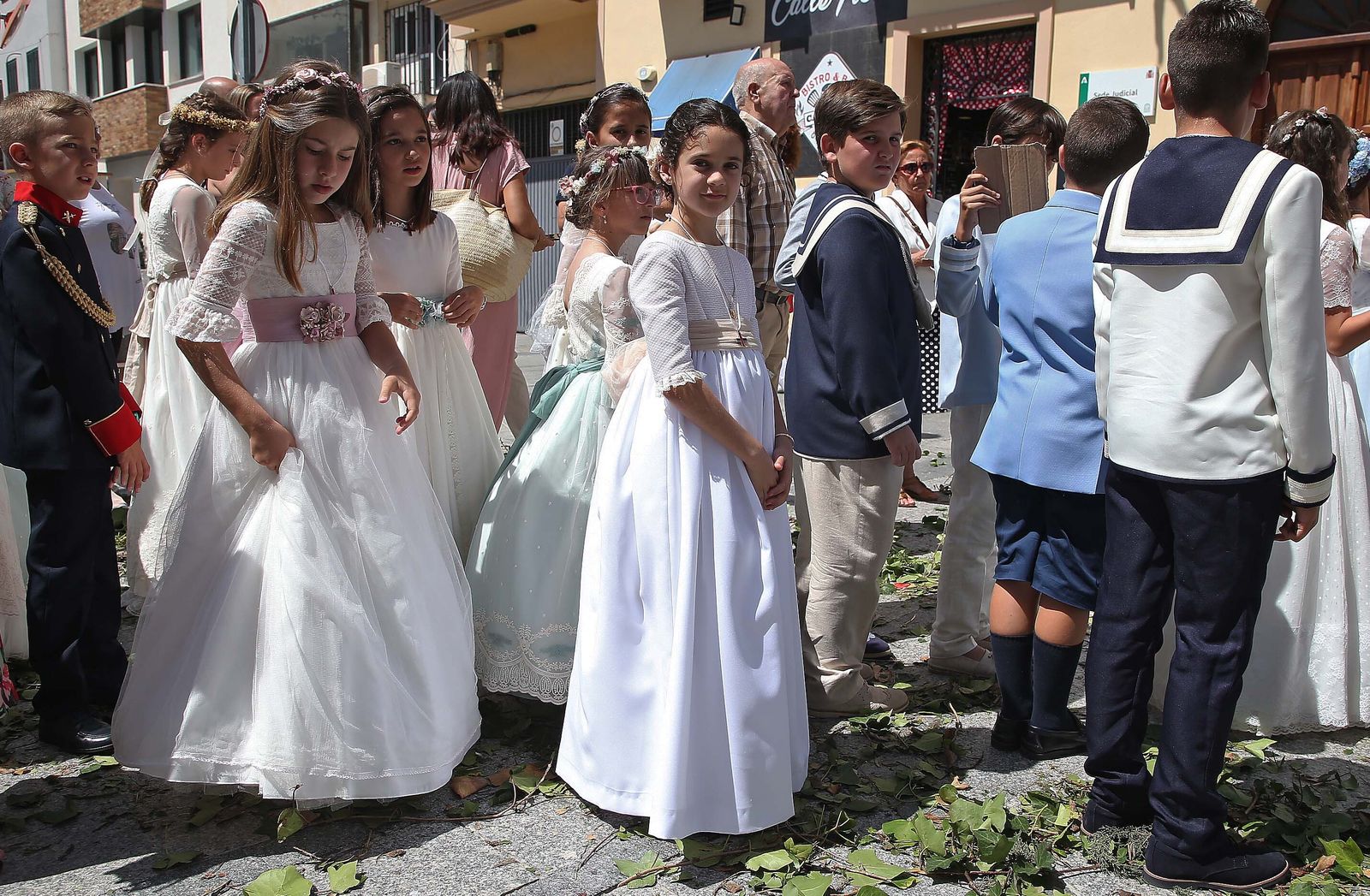 Las imágenes de la  celebración del Corpus Christi en Algeciras