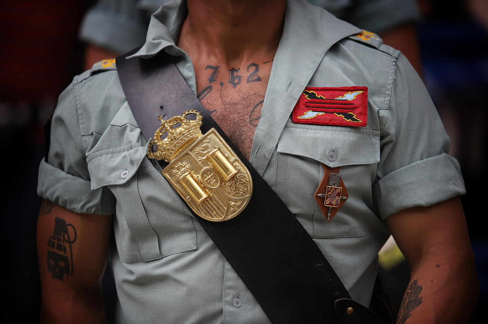 Sábado de Pasión: Imágenes de La Legión con el Cristo de la Vera+Cruz