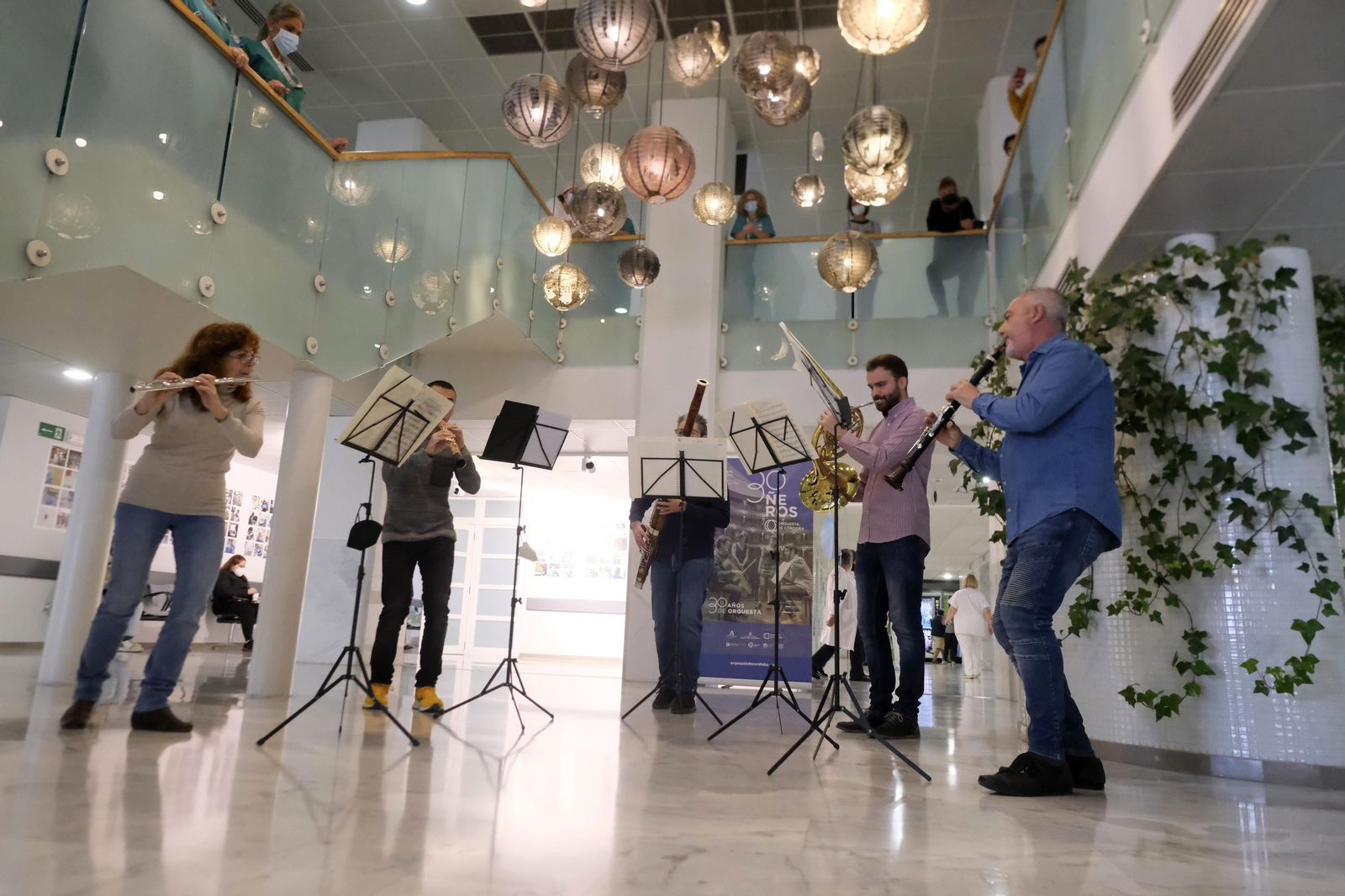Así son los conciertos de la Orquesta de Córdoba en el Hospital Reina Sofía