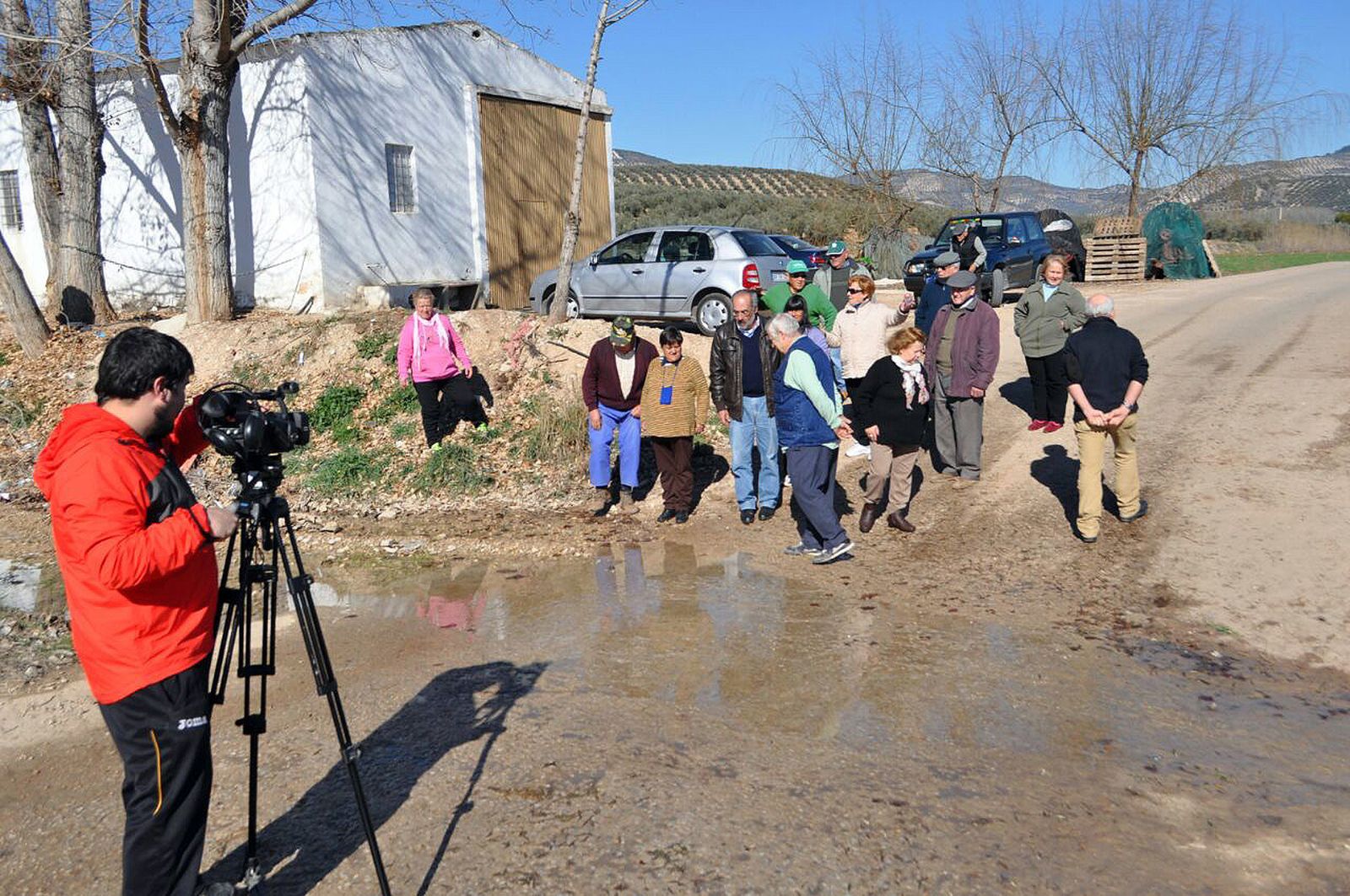 Vecinos de las pedanías lojeñas