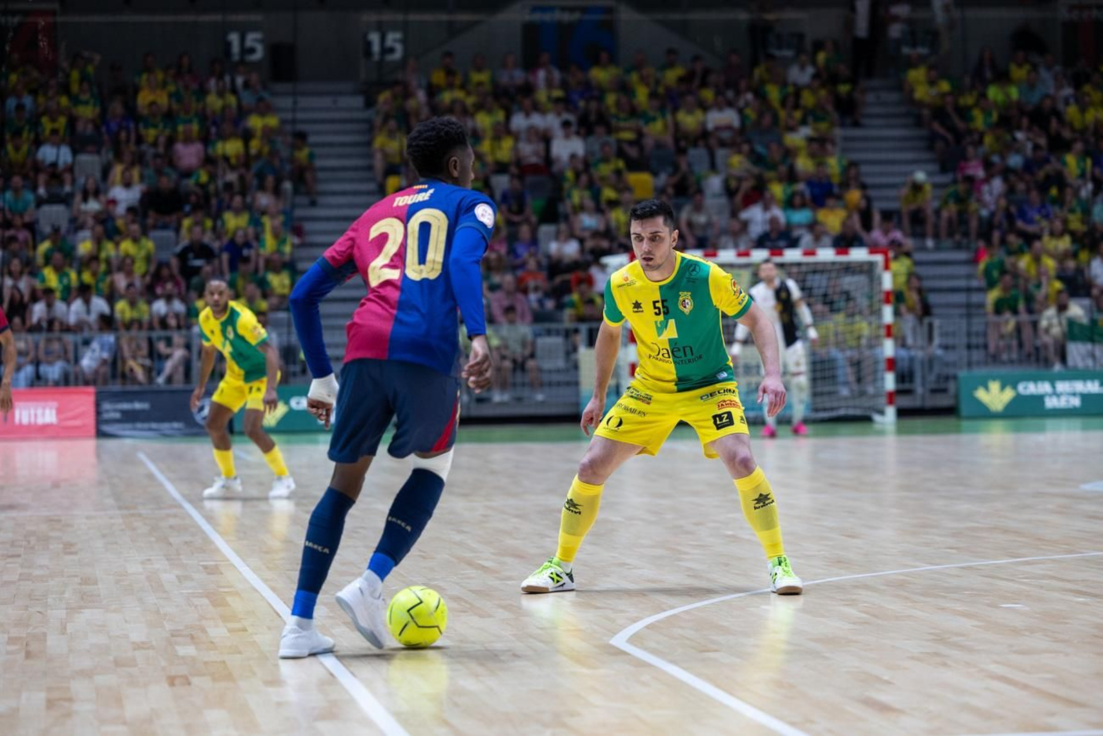 El triunfo del Barça ante el Jaén FS en el Olivo Arena