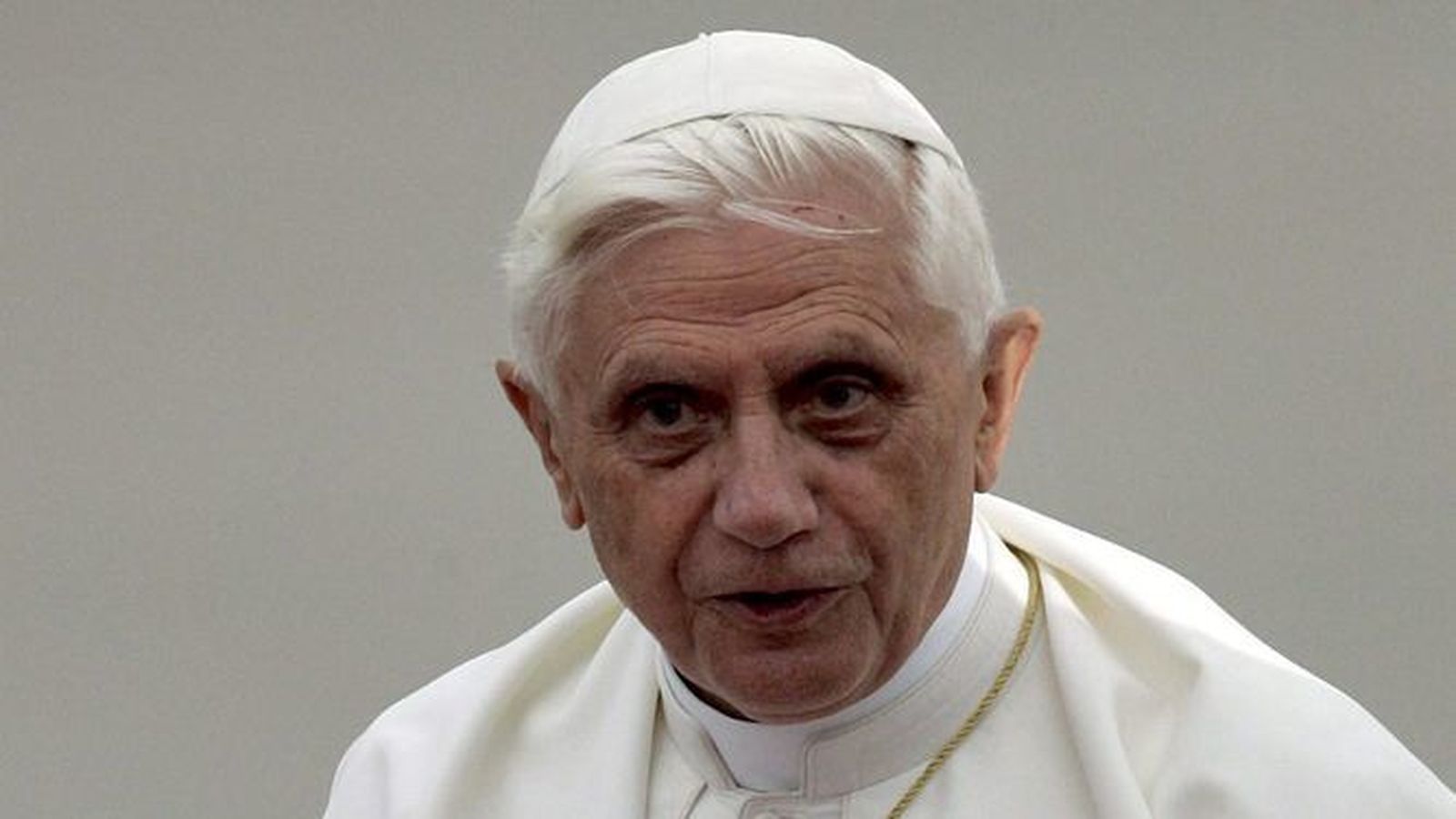 En la imagen, Benedicto XVI.