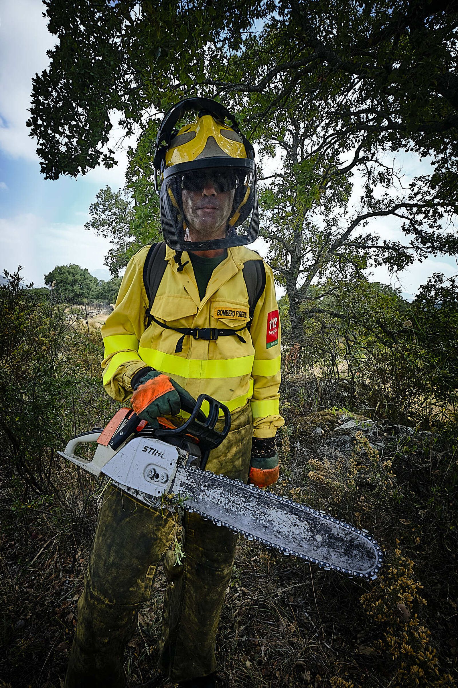 Simulacro de incendio del CEDEFO de Algodonales.