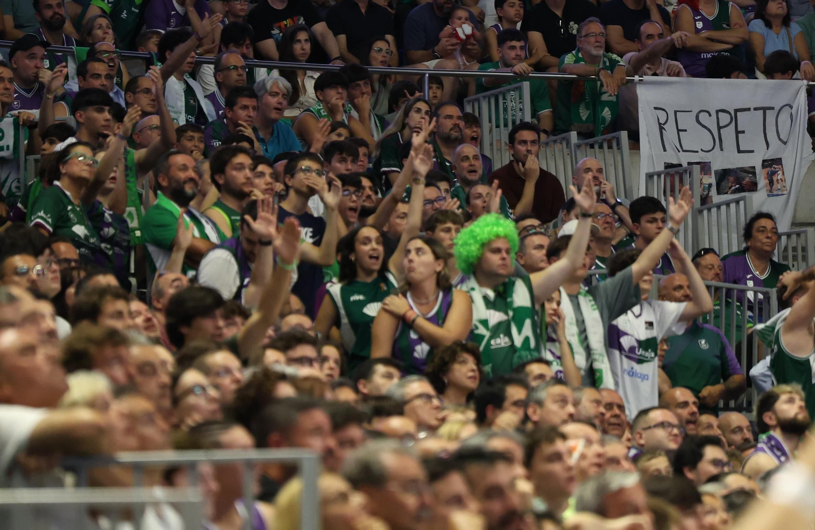 El Unicaja-Real Madrid, en fotos