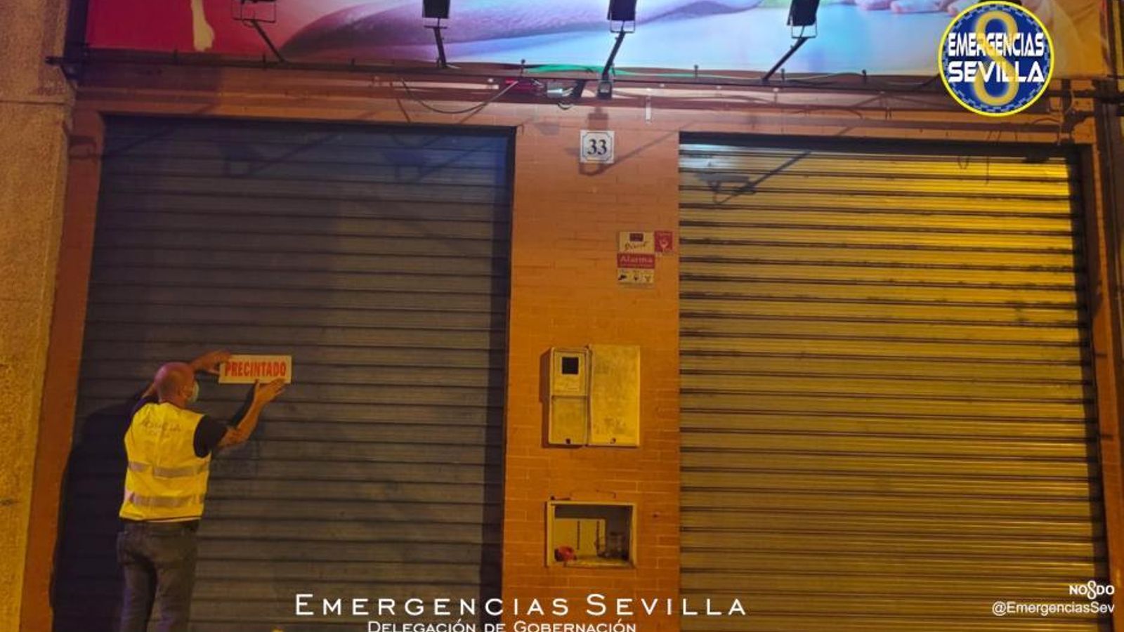 Uno de los establecimientos clausurados por la Policía Local.