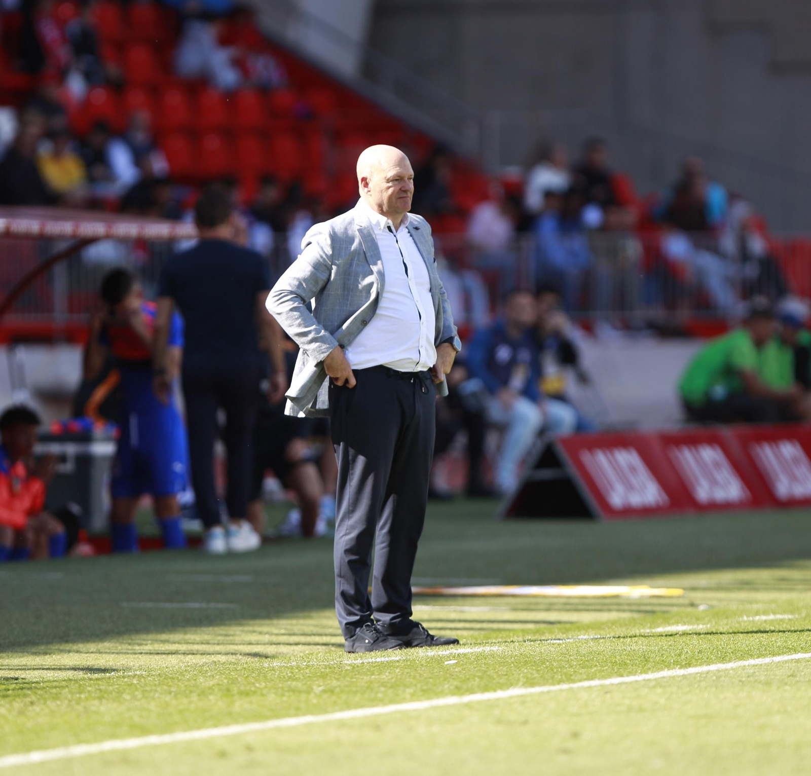 Las imágenes del triste descenso de la UDA ante el Getafe