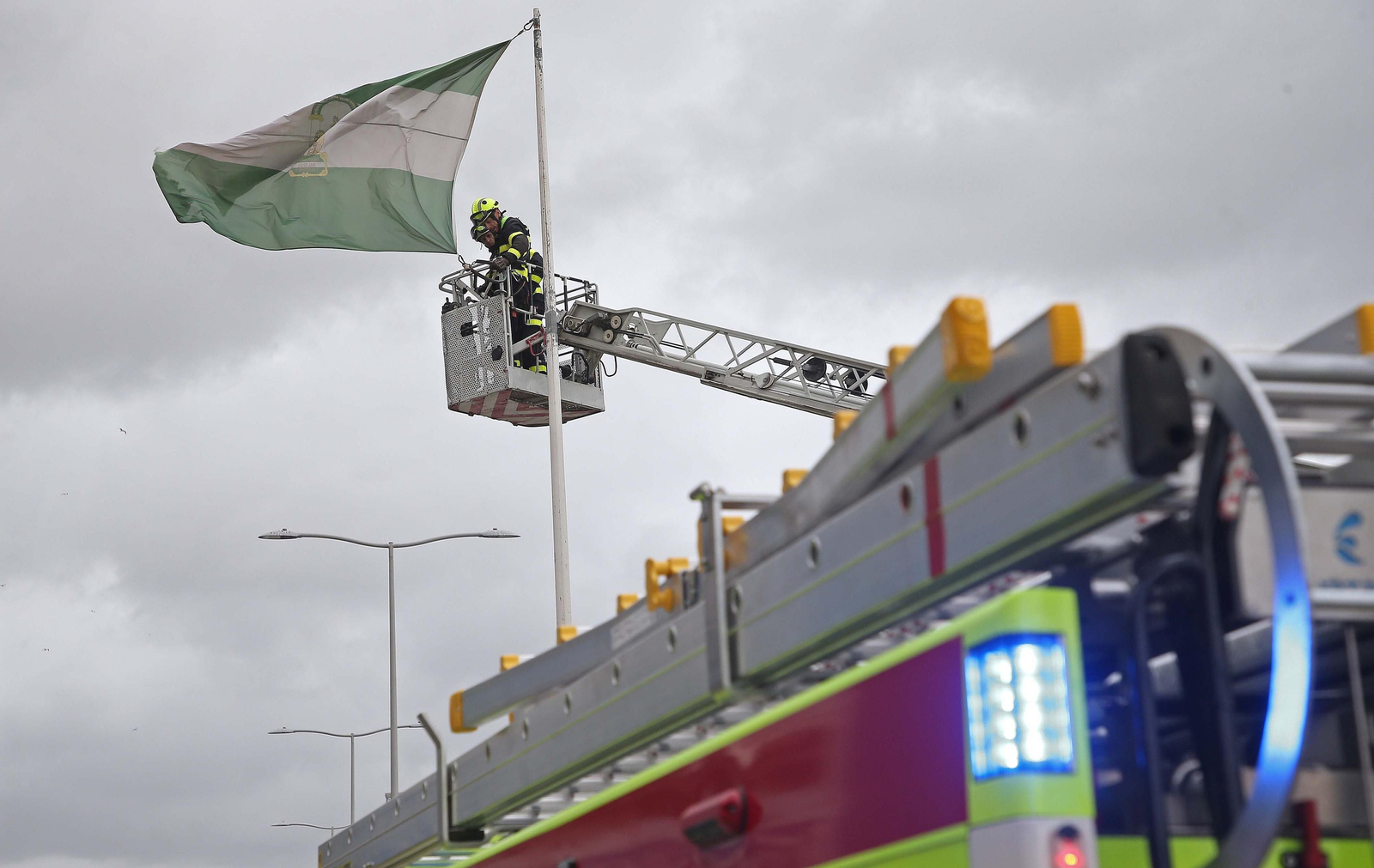 Fotos de los efectos del temporal de viento en Algeciras