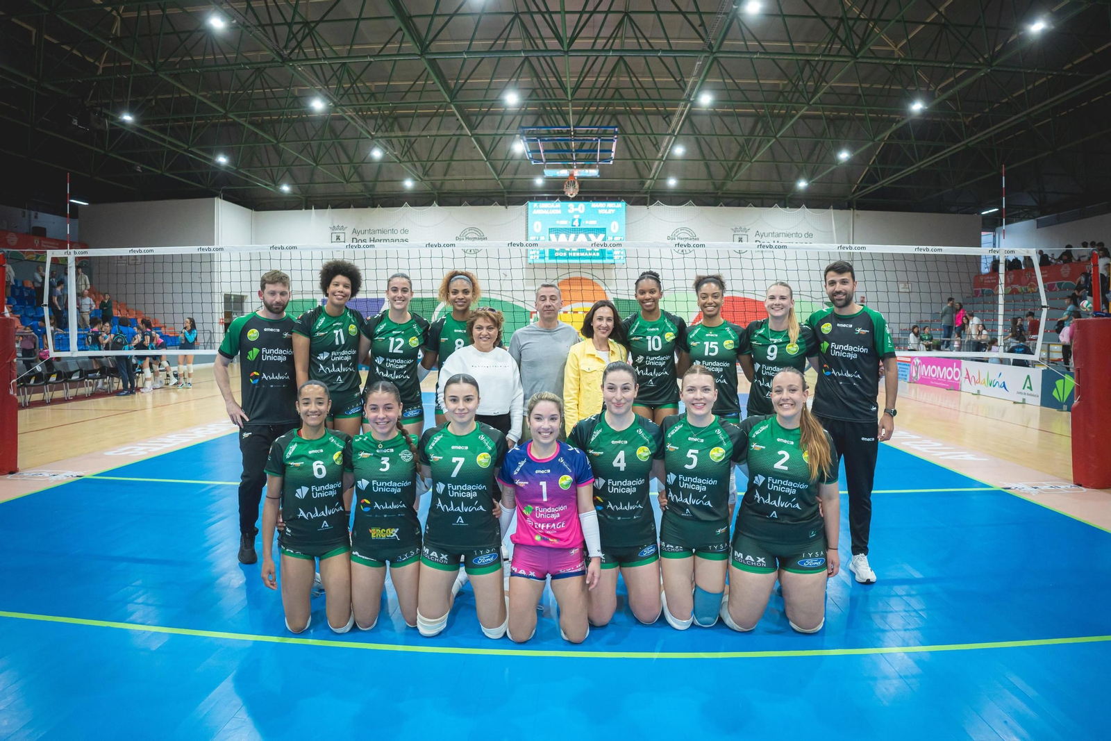 Las fotos del triunfo del Fundación Unicaja Andalucía ante el Haro en voleibol