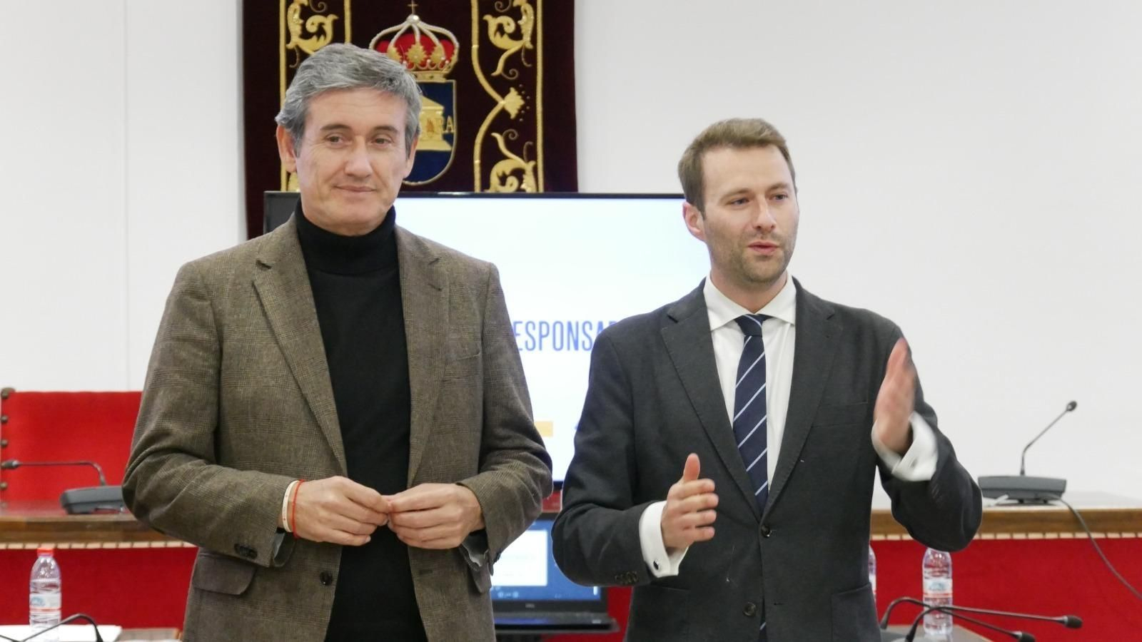 Manuel Cortés y Francisco González Bellido presentaron el Plan Corresponsables.