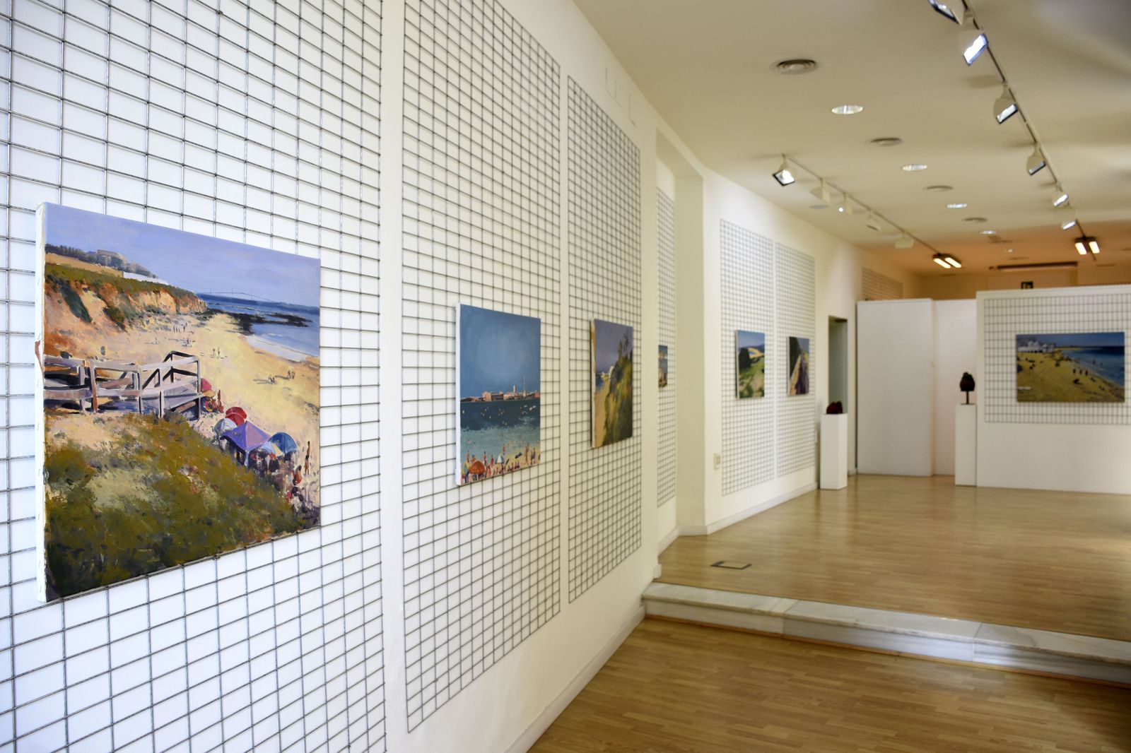 González de la Calle pinta las 'Playas de Cádiz'