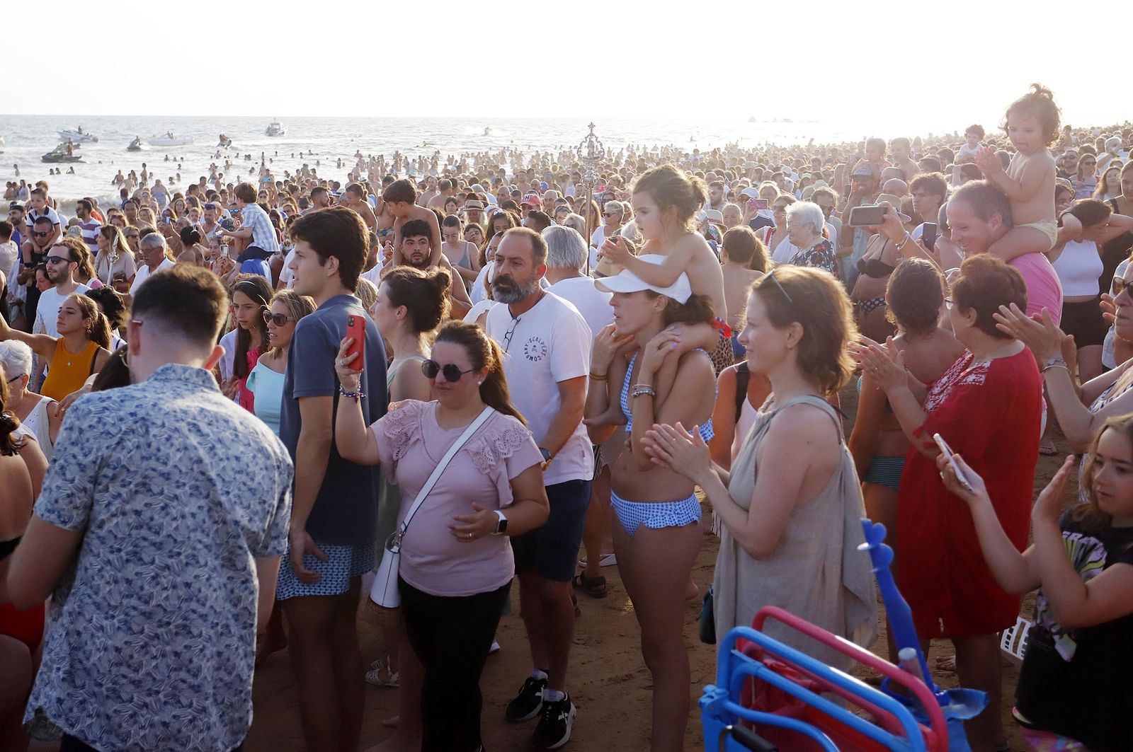 Imágenes de la procesión de la Virgen del Carmen en Punta Umbría