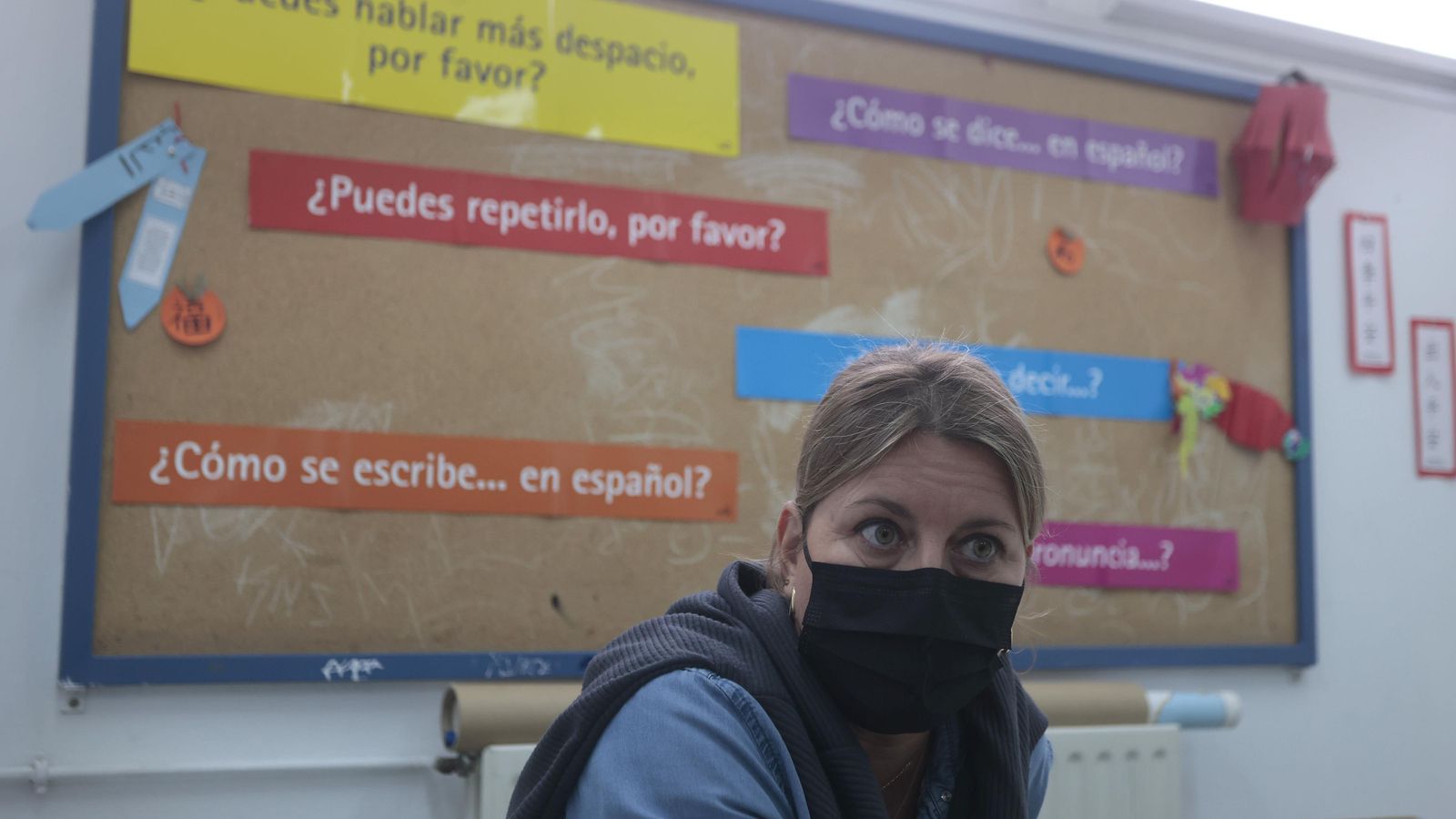 Sonia Sánchez, profesora del aula ATAL en el IES Miguel Servet.