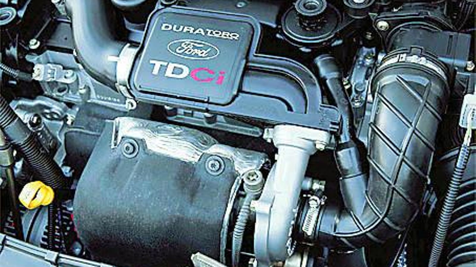 Motor de un Ford  Fiesta.