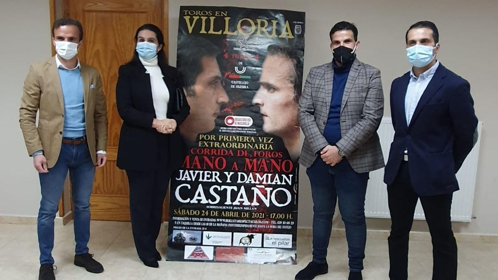 Presentación del mano a mano entre Javier y Damián Castaño.
