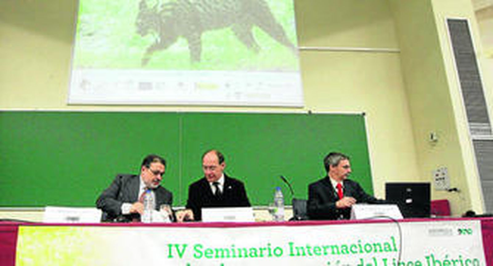 Inauguración del seminario, ayer, en el Campus de Rabanales.