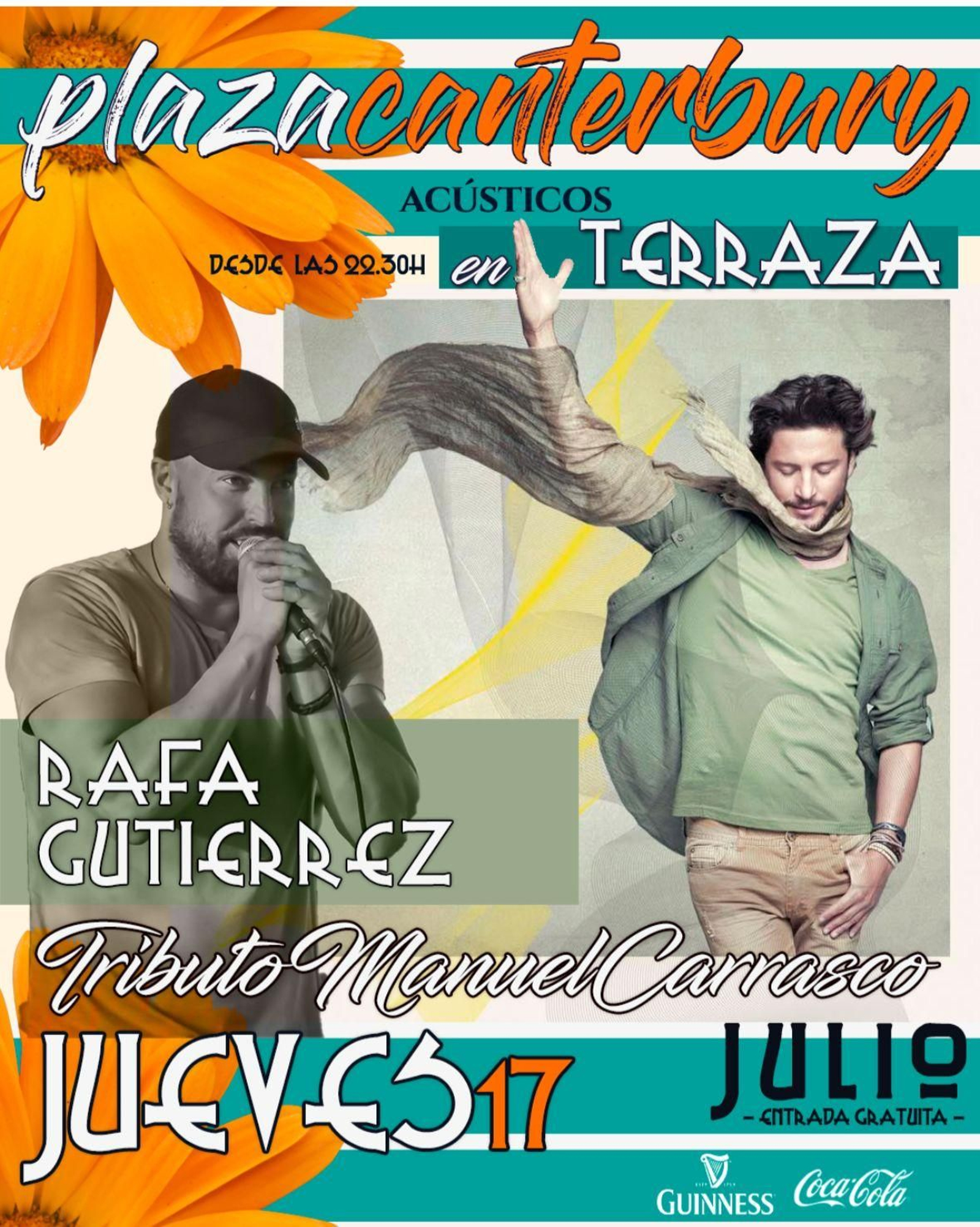 Rafa Gutiérrez, Tributo a Manuel Carrasco en Plaza Canterbury. Jerez.