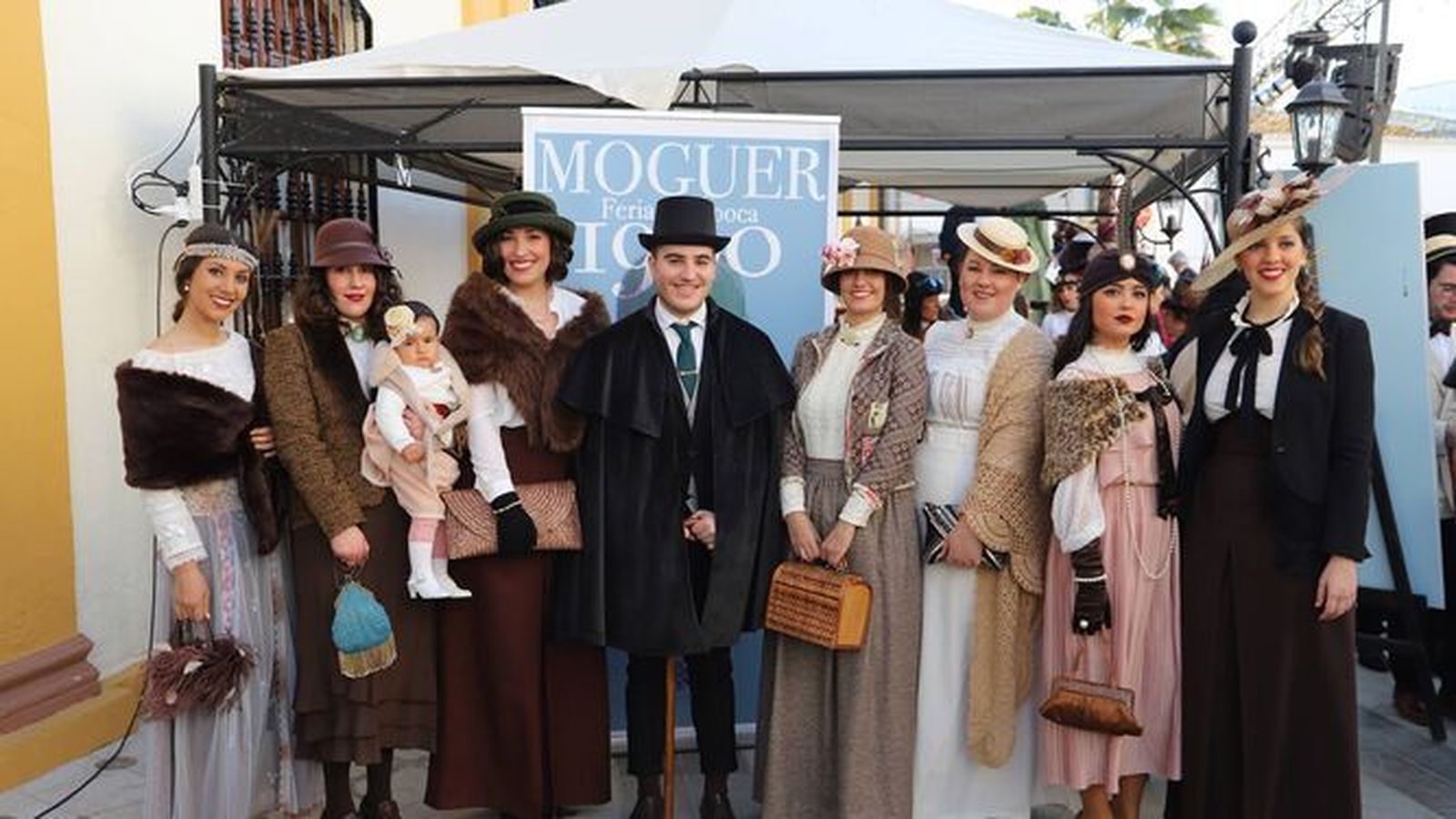 Feria 1900 de época en Moguer