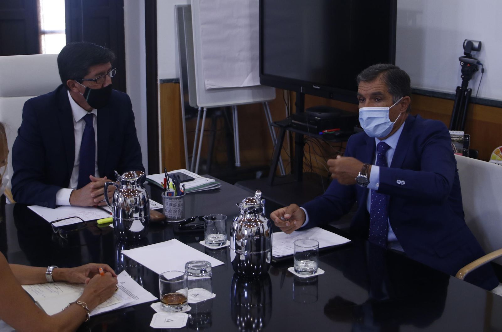 Reunión entre Juan Marín y Lorenzo del Rïo