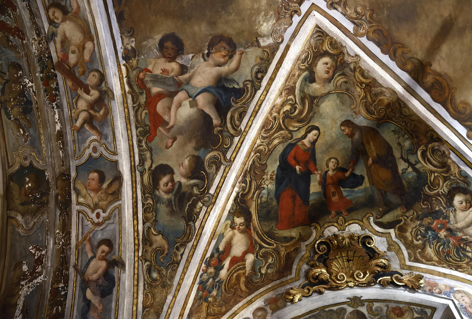 Las imágenes de la restauración de la capillita de San José