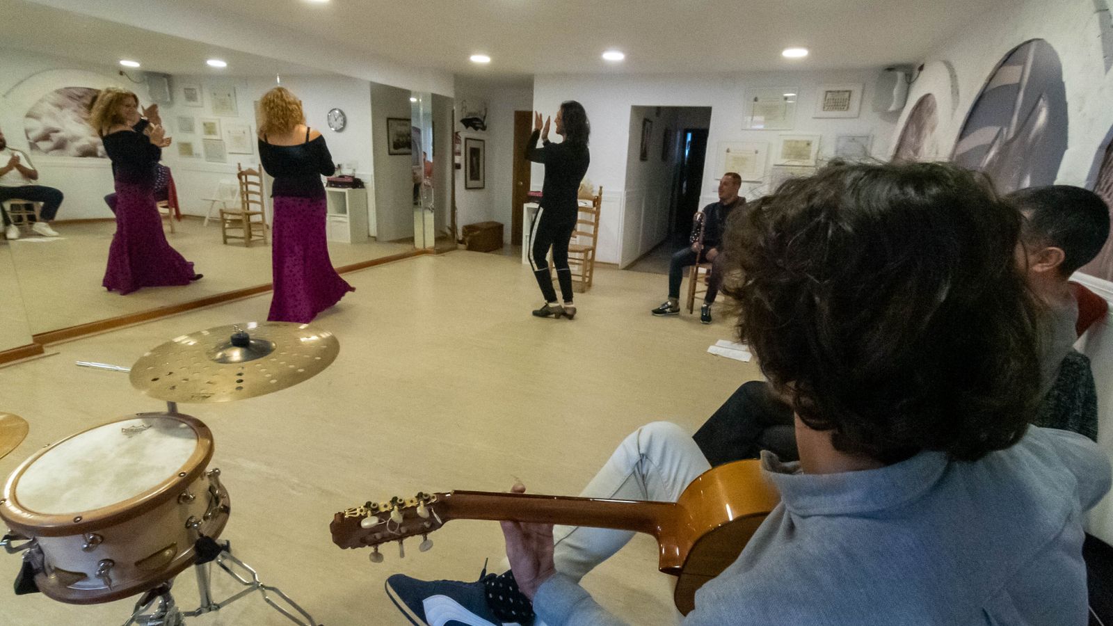 Las fotos del ensayo del ultimo espectaculo de Mónika Bellido