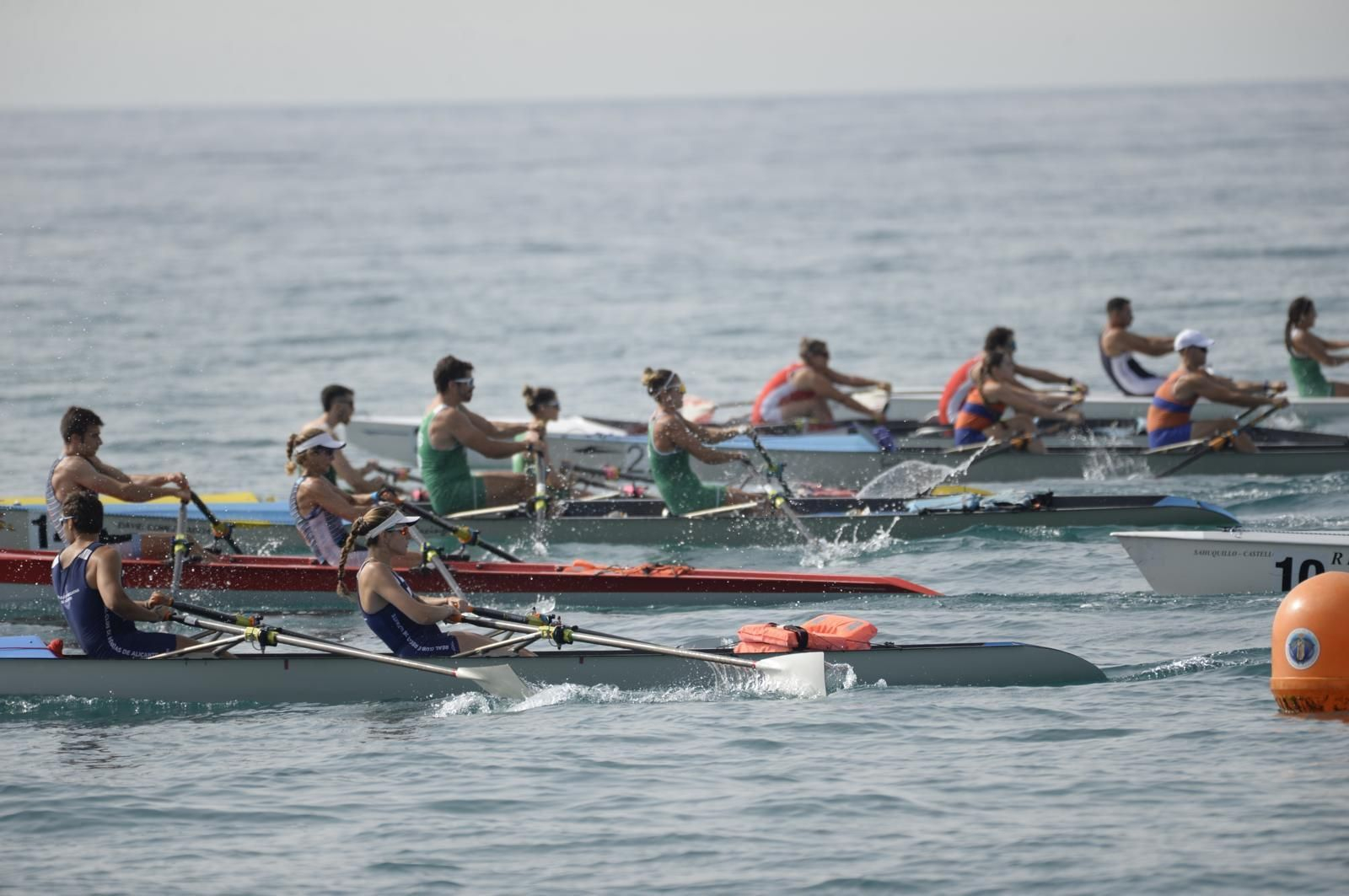 El Open Ciudad de Málaga y Andaluz de remo de mar, para el Real Club Mediterráneo