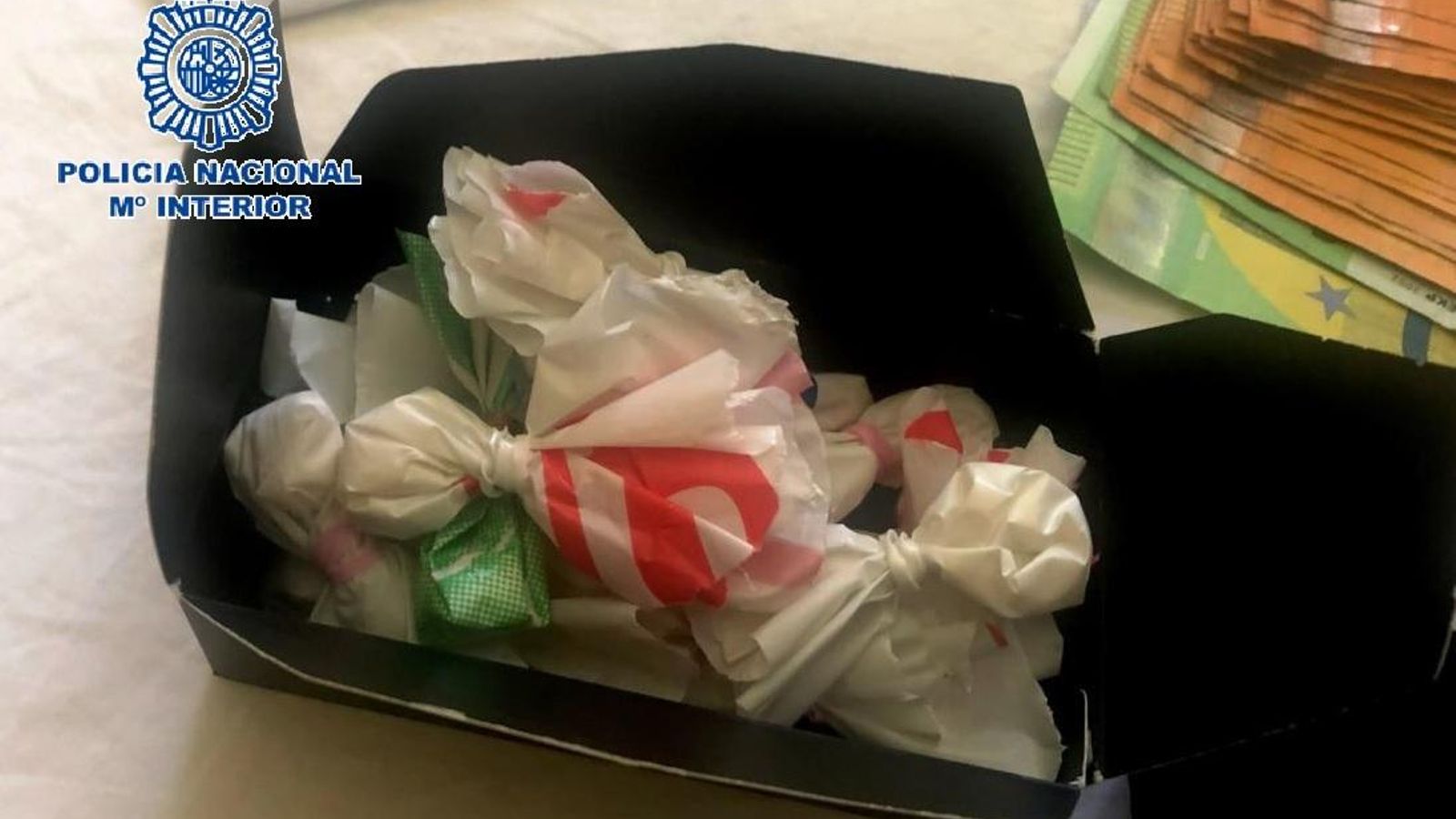 Sustancias intervenidas en el registro de la vivienda.