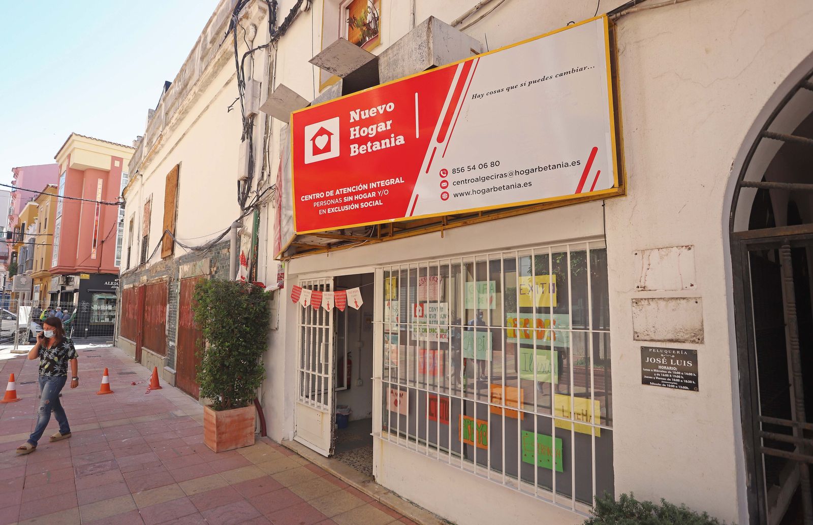 El centro de acogida de Hogar Betania en la calle Castelar.