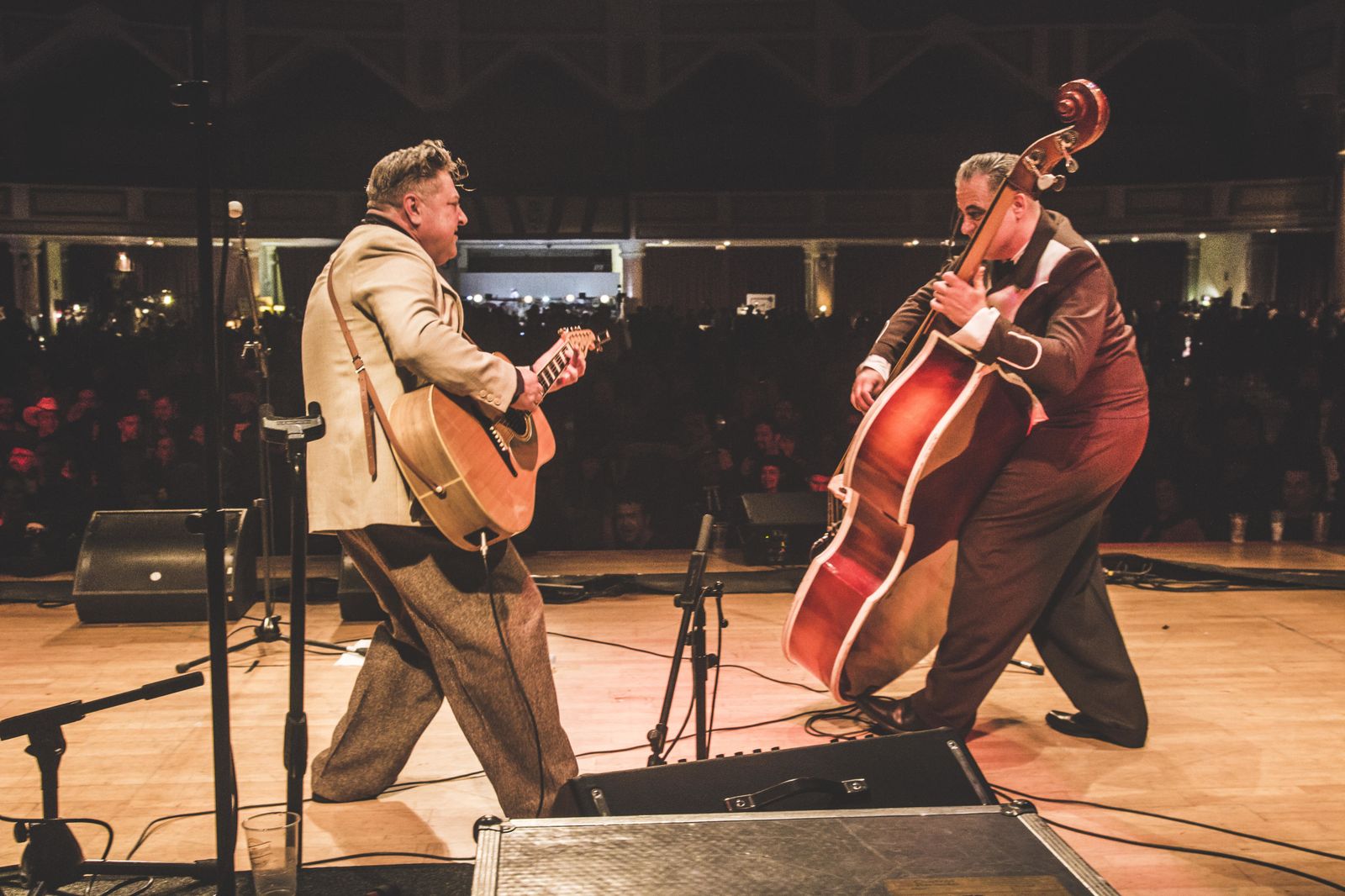 Diego Cruz y Pepe Lee durante una actuación reciente como Sun Rockets.