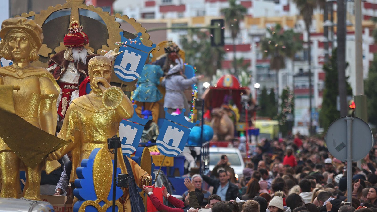 Fotos de la cabalgata de los Reyes Magos en Algeciras