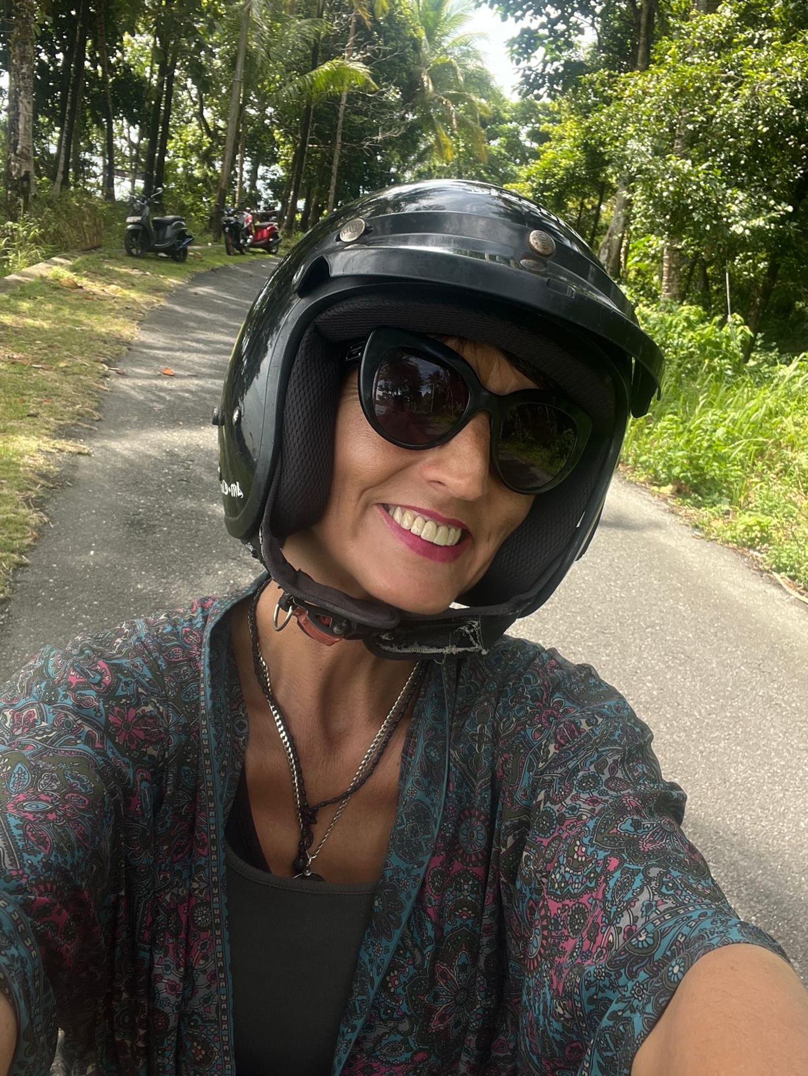 Anda Ake, en una imagen de su viaje por varios países de Asia.