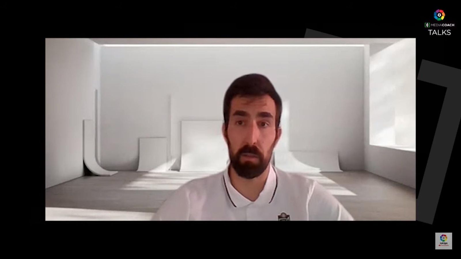 Momento de la participación de Álvaro García en la segunda edición de Mediacoach Talks.