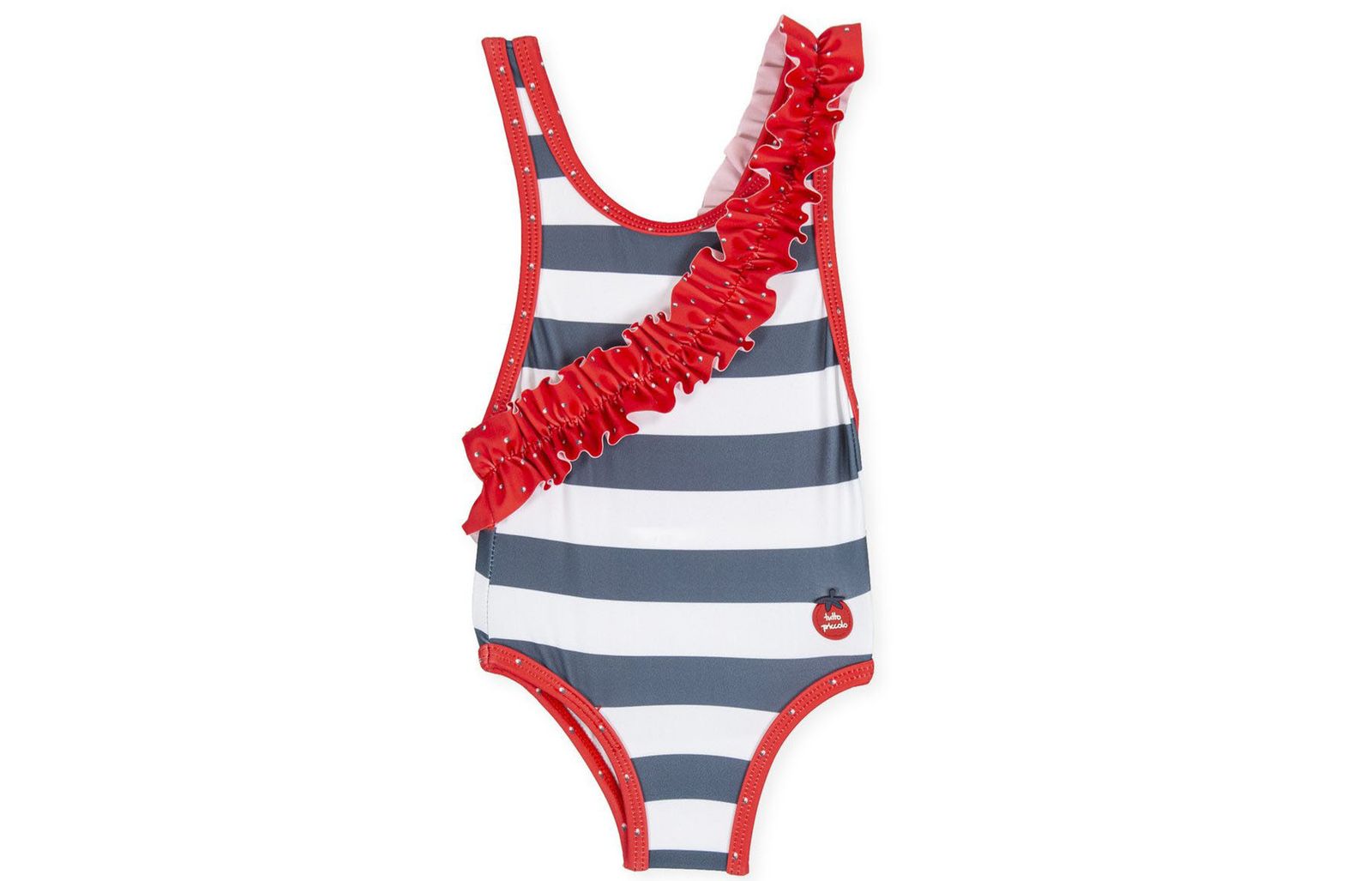 Bañador antracita de Tutto piccolo, 33,99 euros.