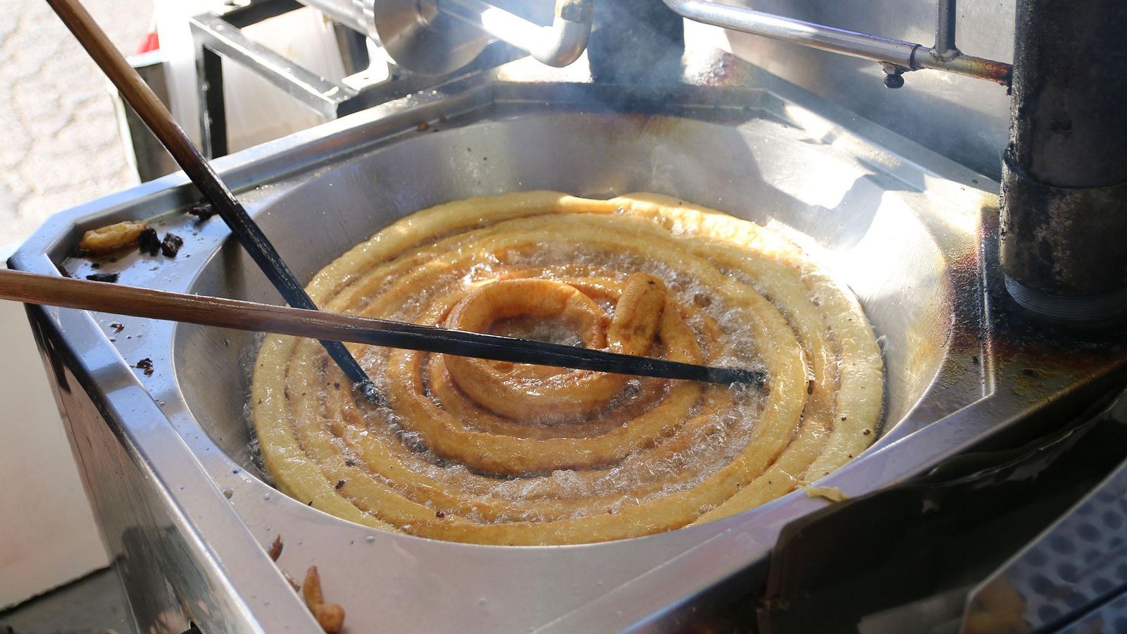 Proceso de elaboración de churros tradicionales