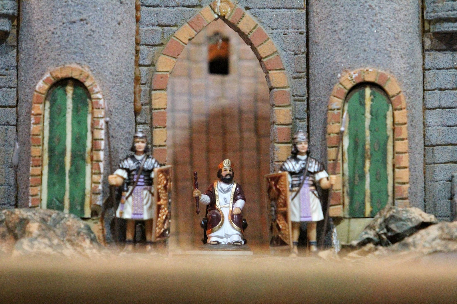 Belén de la Hermandad del Nazareno, en imágenes