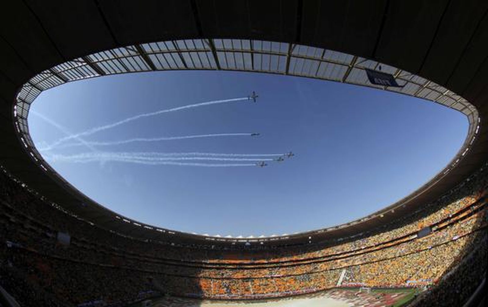 Una fiesta de música y color abre oficialmente el Mundial de Sudáfrica 2010.

Foto: Reuters