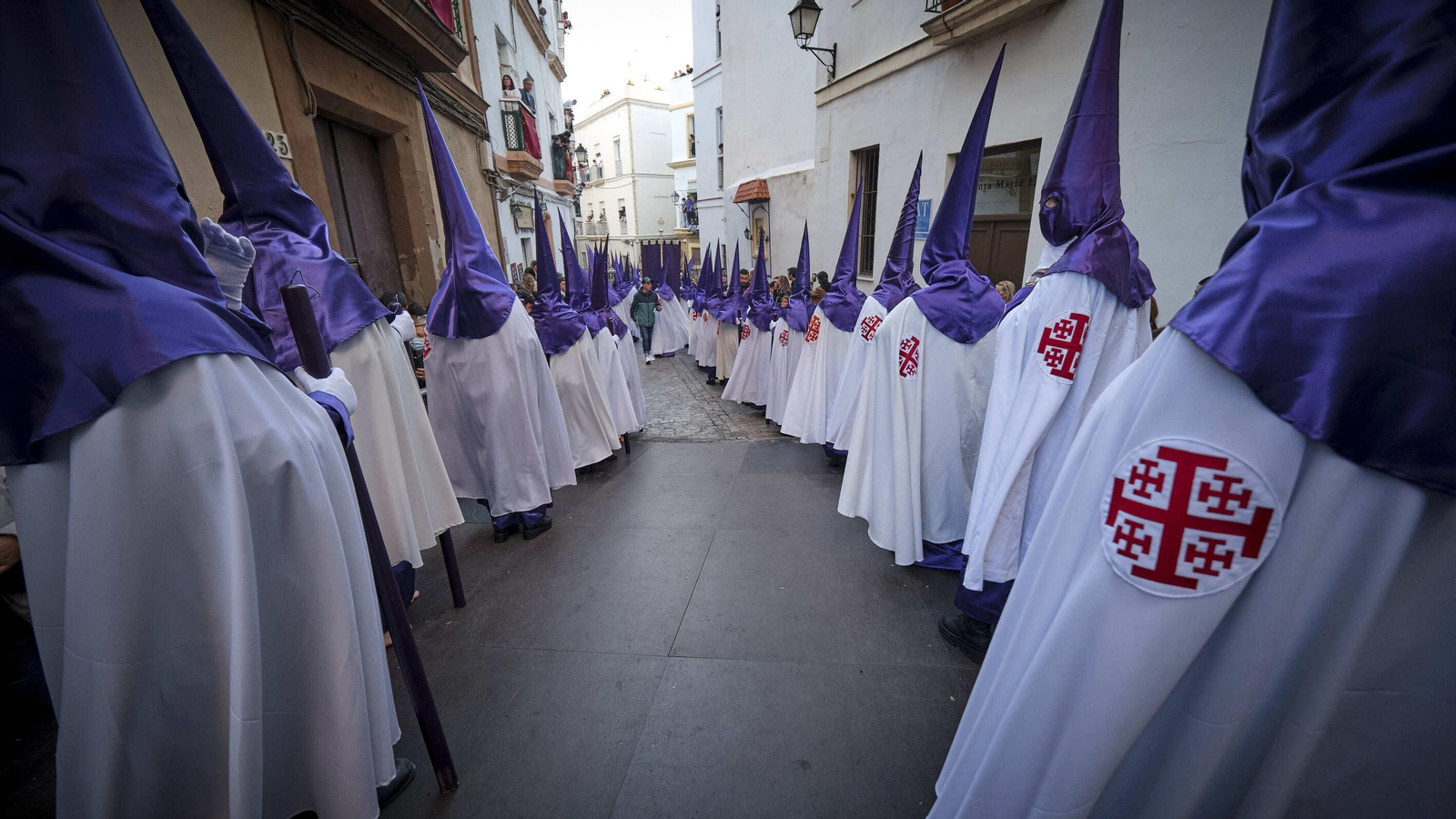Nazareno de Santa María en la Semana Santa de Cádiz 2022