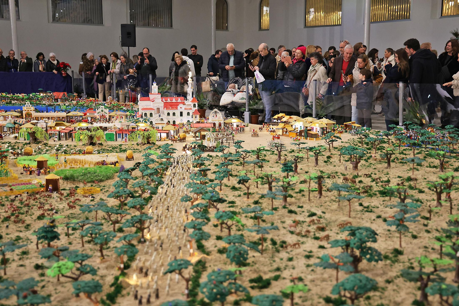 Imágenes del Belén de Playmobil más grande del mundo dedicado al Rocío