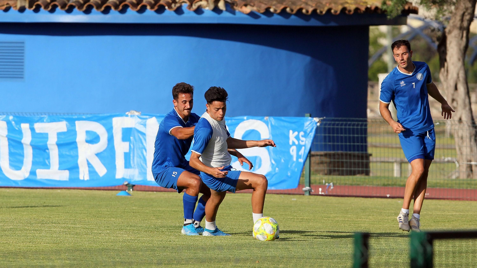 Primer entrenamiento del Xerez DFC en el Pepe Ravelo