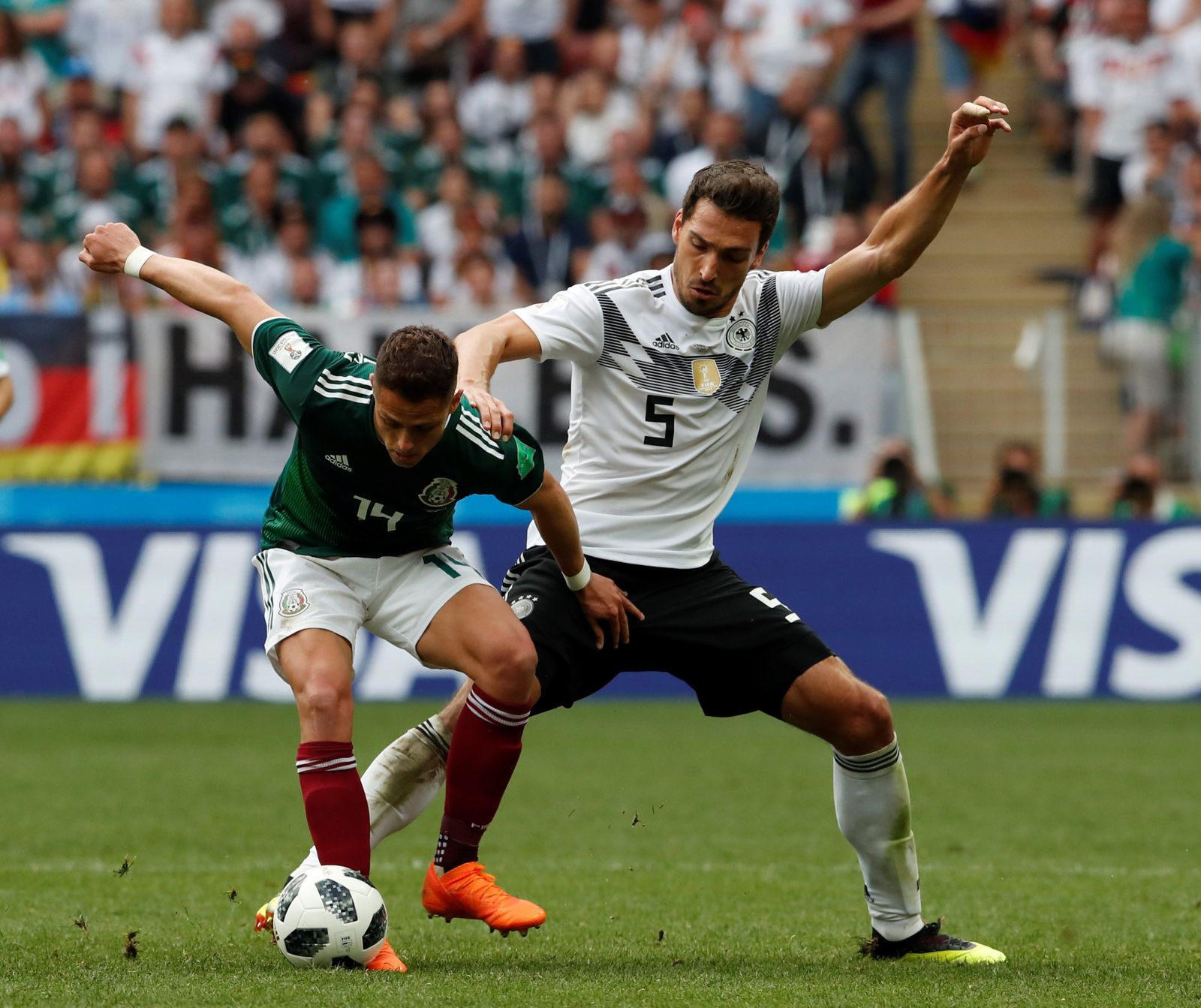 Las imágenes del Alemania-México