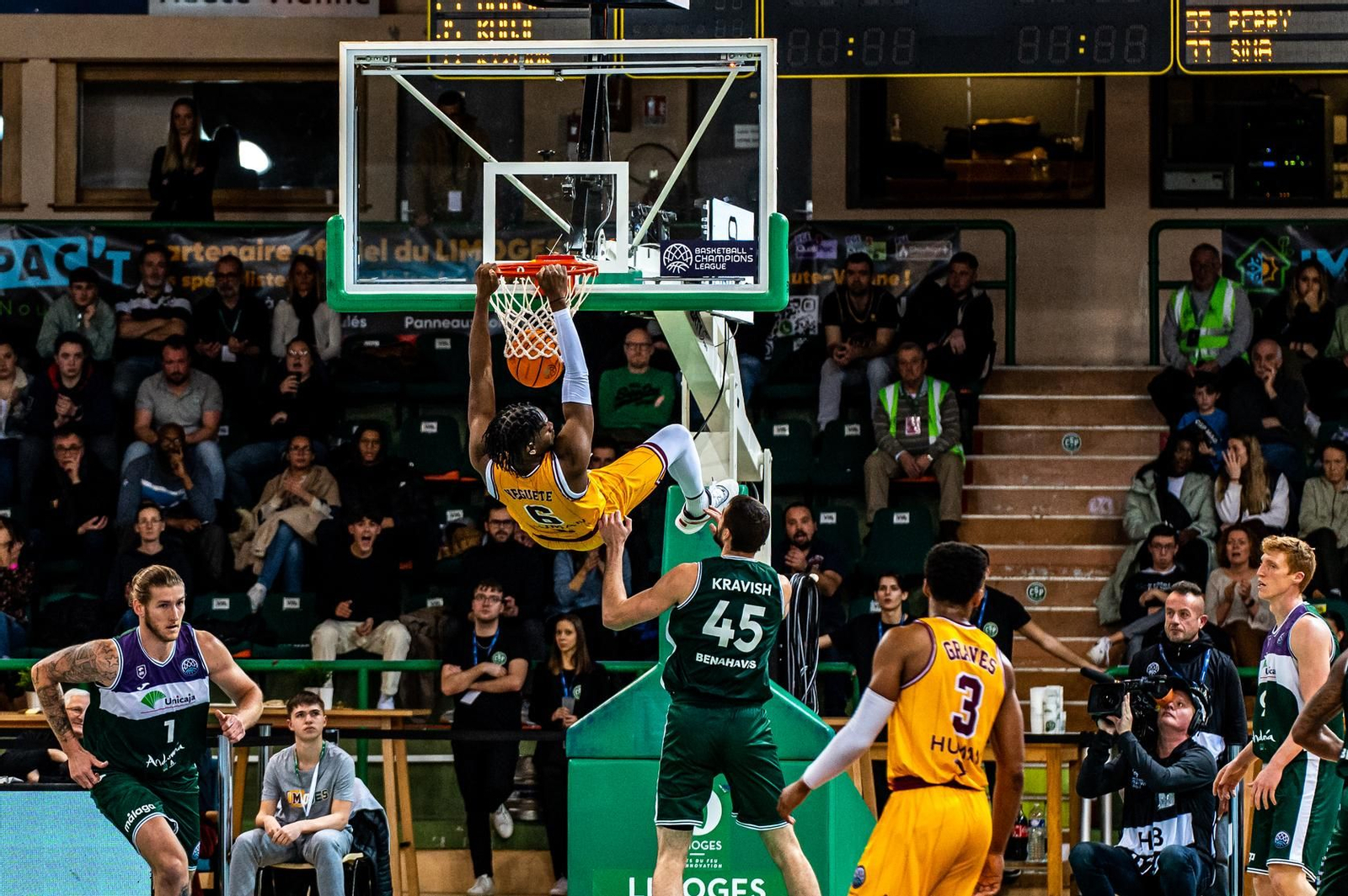 El Limoges-Unicaja, en fotos