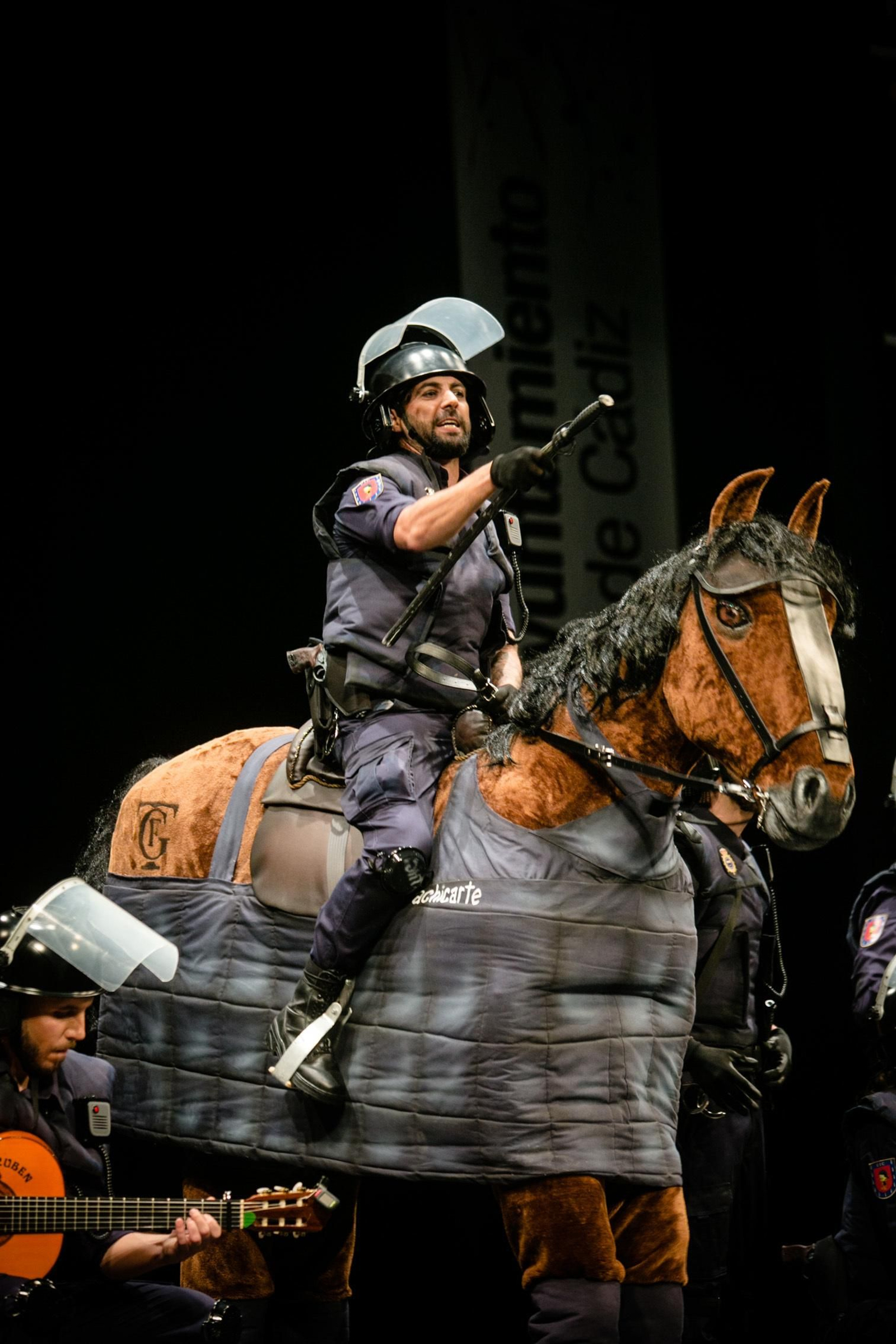 La chirigota "Jarabe de Palo"