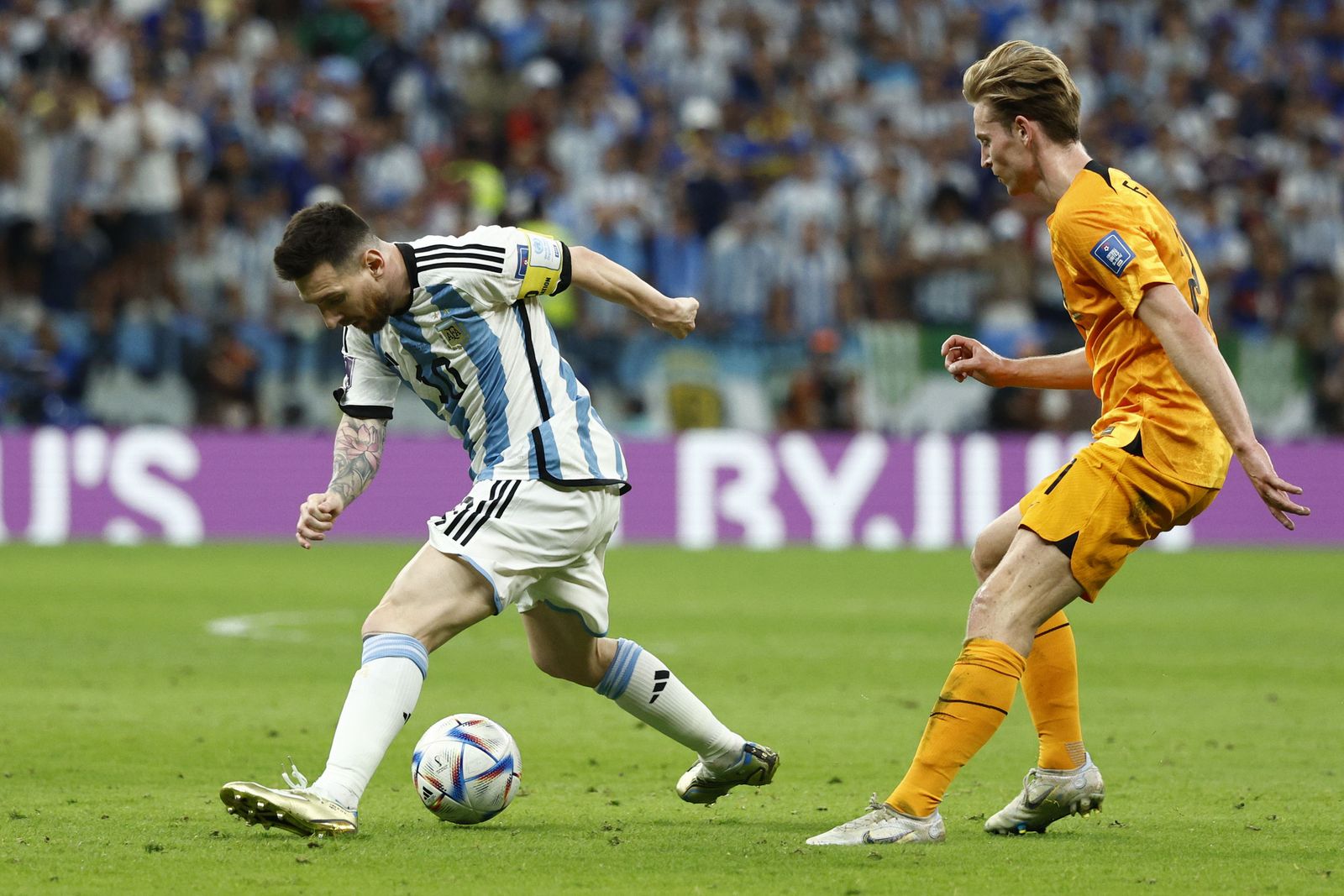 Las imágenes del Países Bajos - Argentina en los cuartos de final del Mundial de Qatar