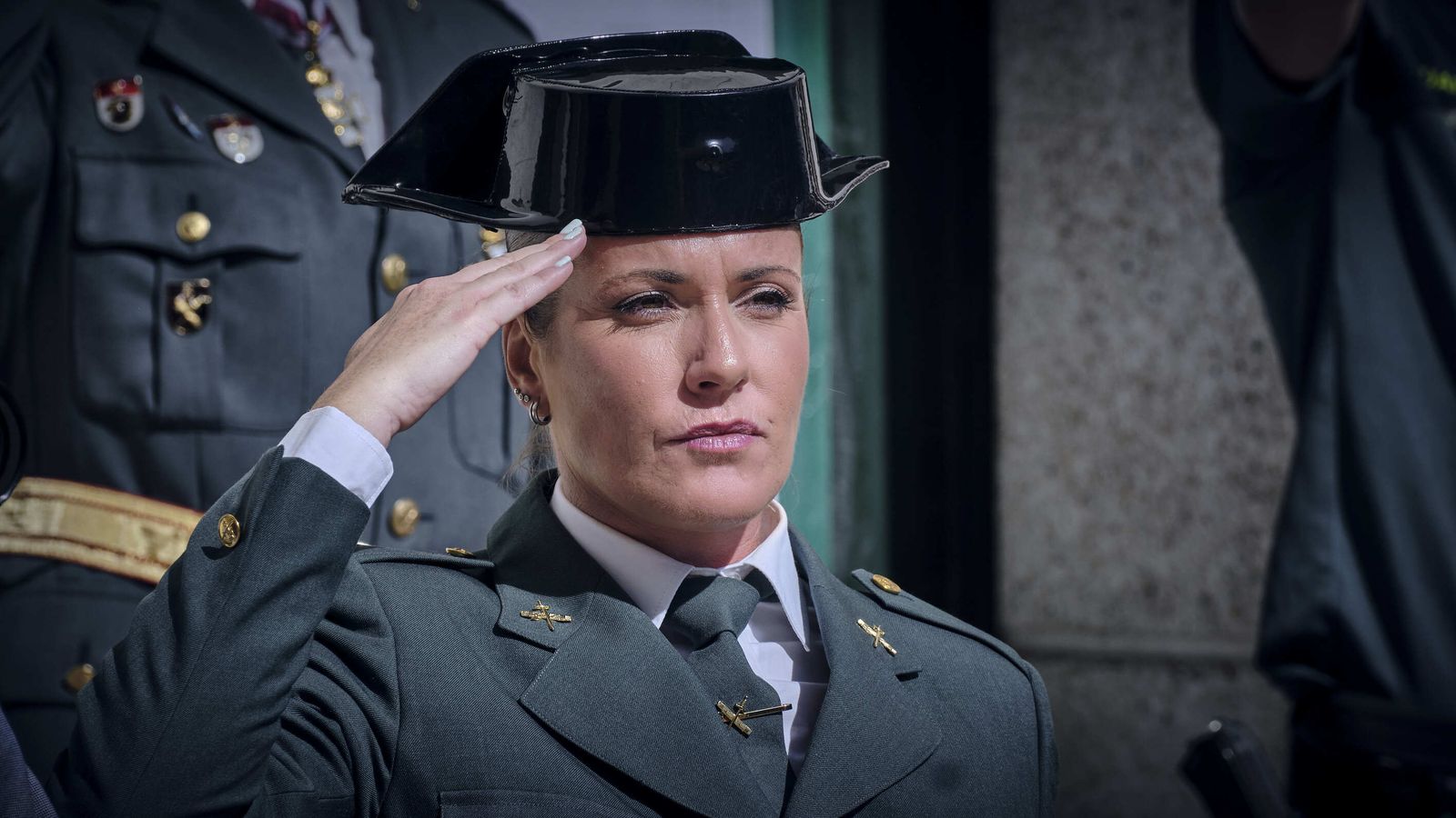 Día del Pilar en la Comandancia de la Guardia Civil de Cádiz.